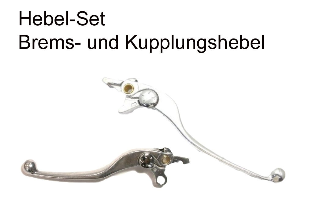Kupplungshebel + Bremshebel Silber für Suzuki VZ 1500 M1500 Intruder 2009-2011