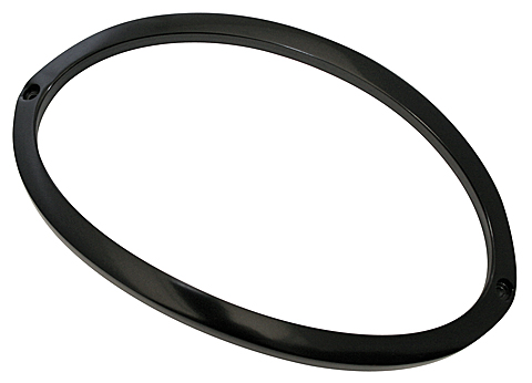 Ersatzrahmen für Scheinwerfer IOWA schwarz