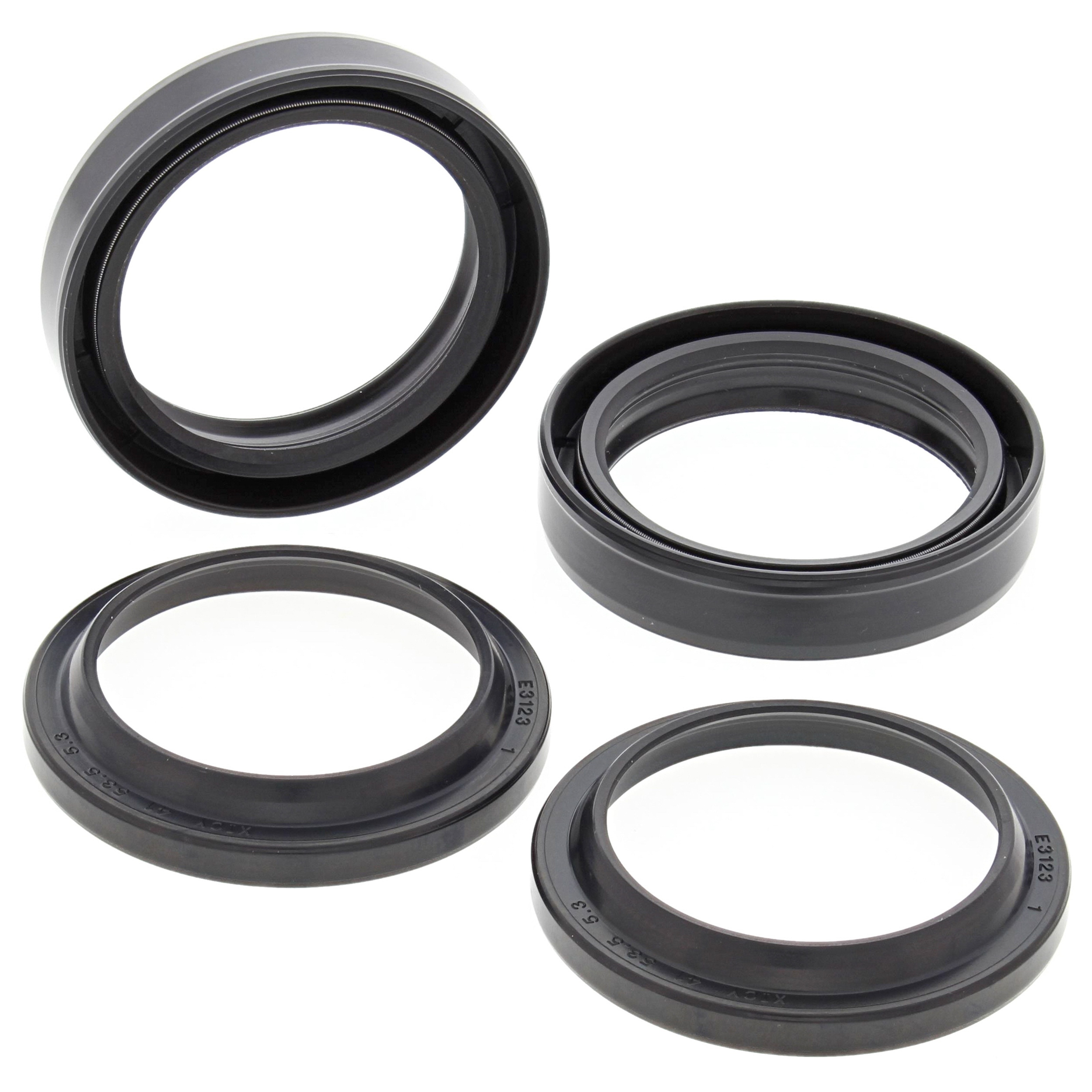 All Balls 56-128 Gabelsimmerring Satz mit Staubkappen für Honda CR250 450 1981 Yamaha XT 600 1987-95