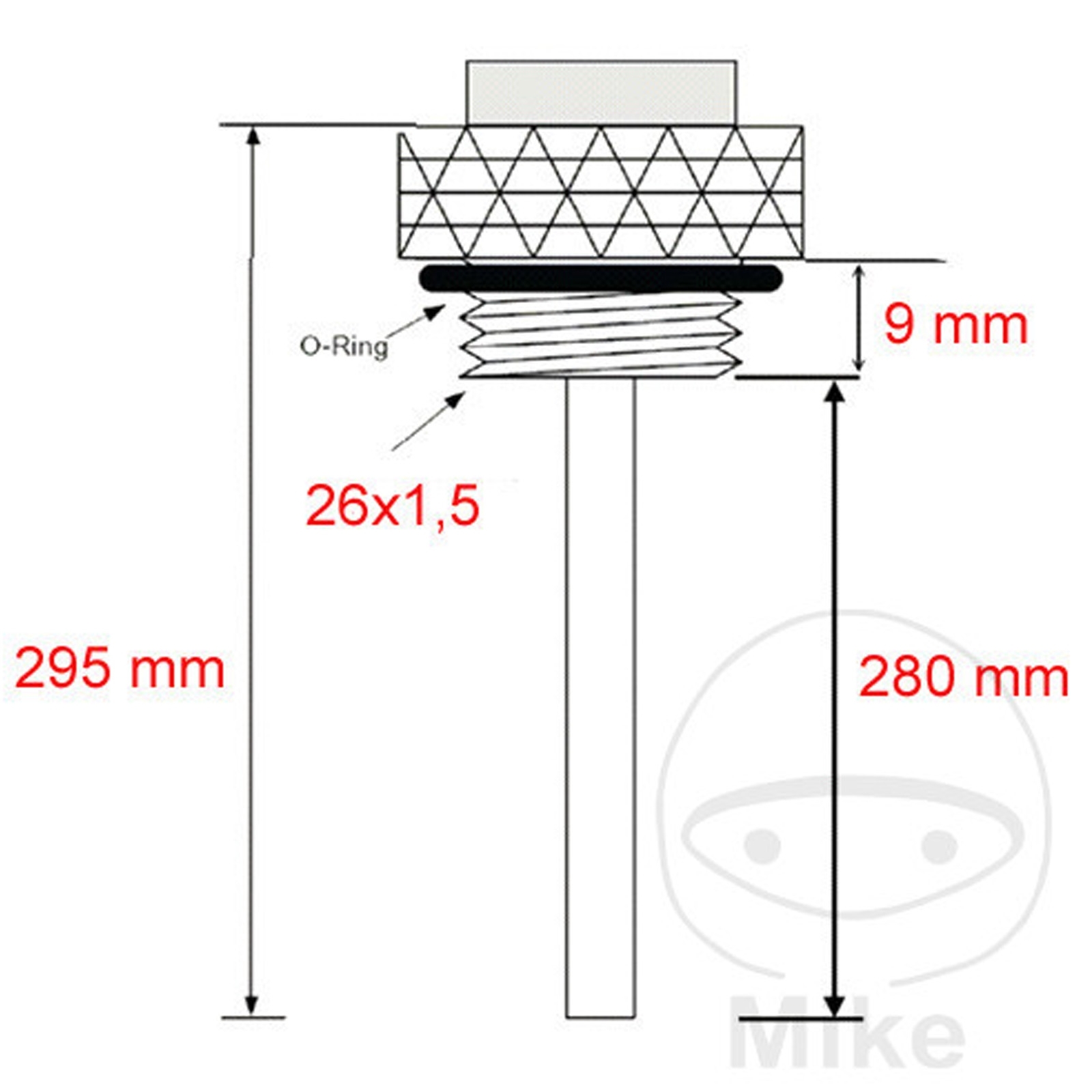 JMP Öltemperatur Direktmesser für BMW R65 248 R80 247 R100 0484 0486 0455 0459 Ölthermometer