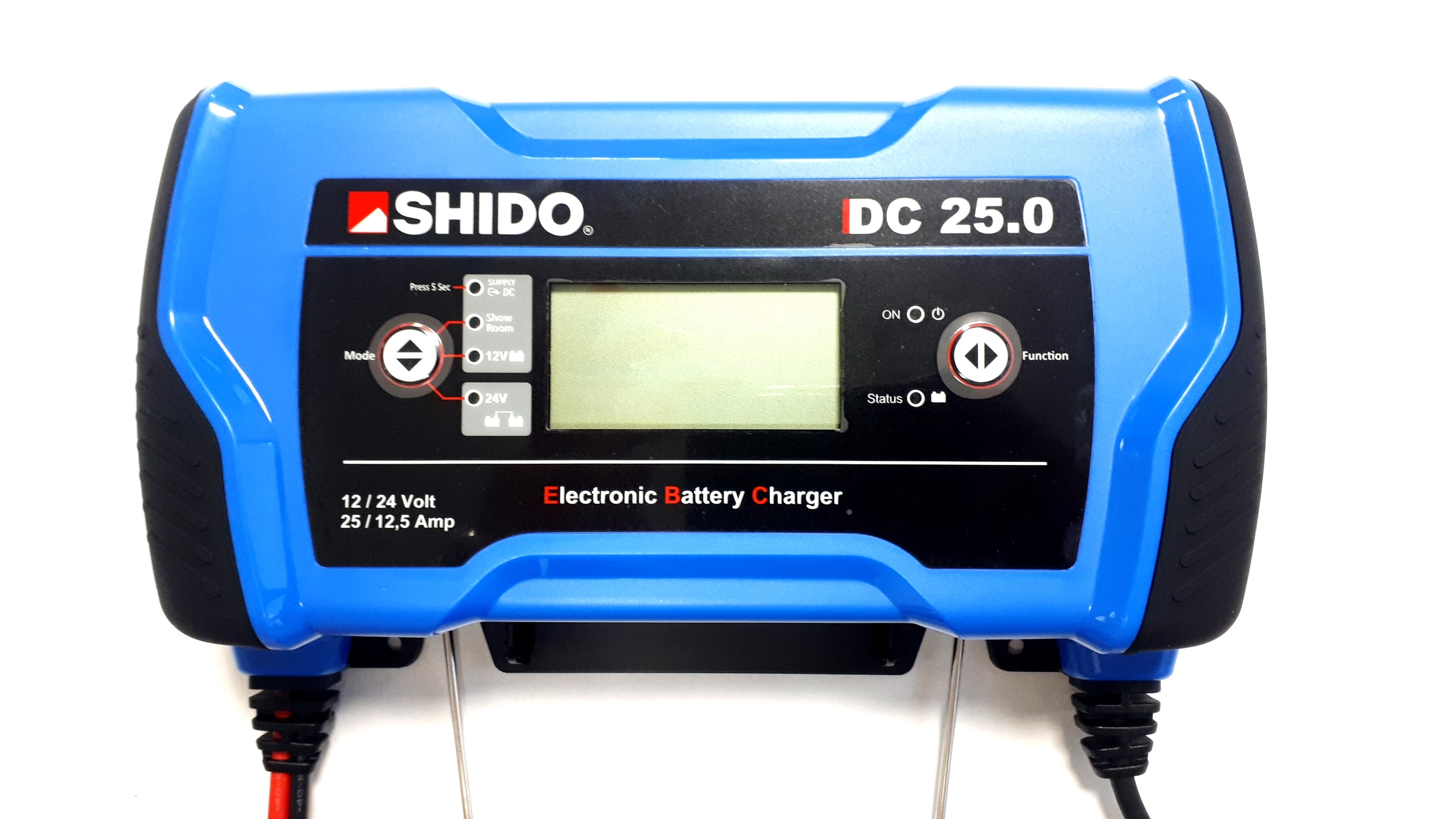 Shido High End Batterieladegerät DC 25.0 Ladegerät Blei-, Säure- und Lithium Batterien 12V