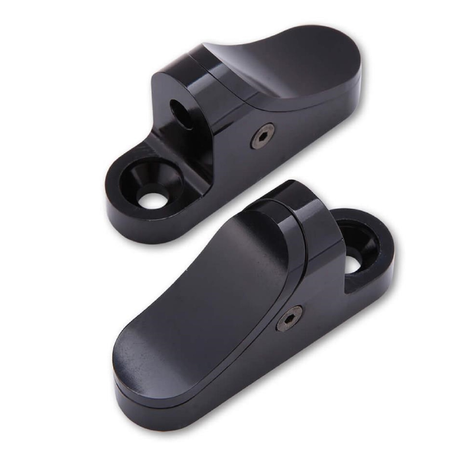 Spiegeladapter Universal für Verkleidungsspiegel Lochabstand 20 - 42 mm schwarz
