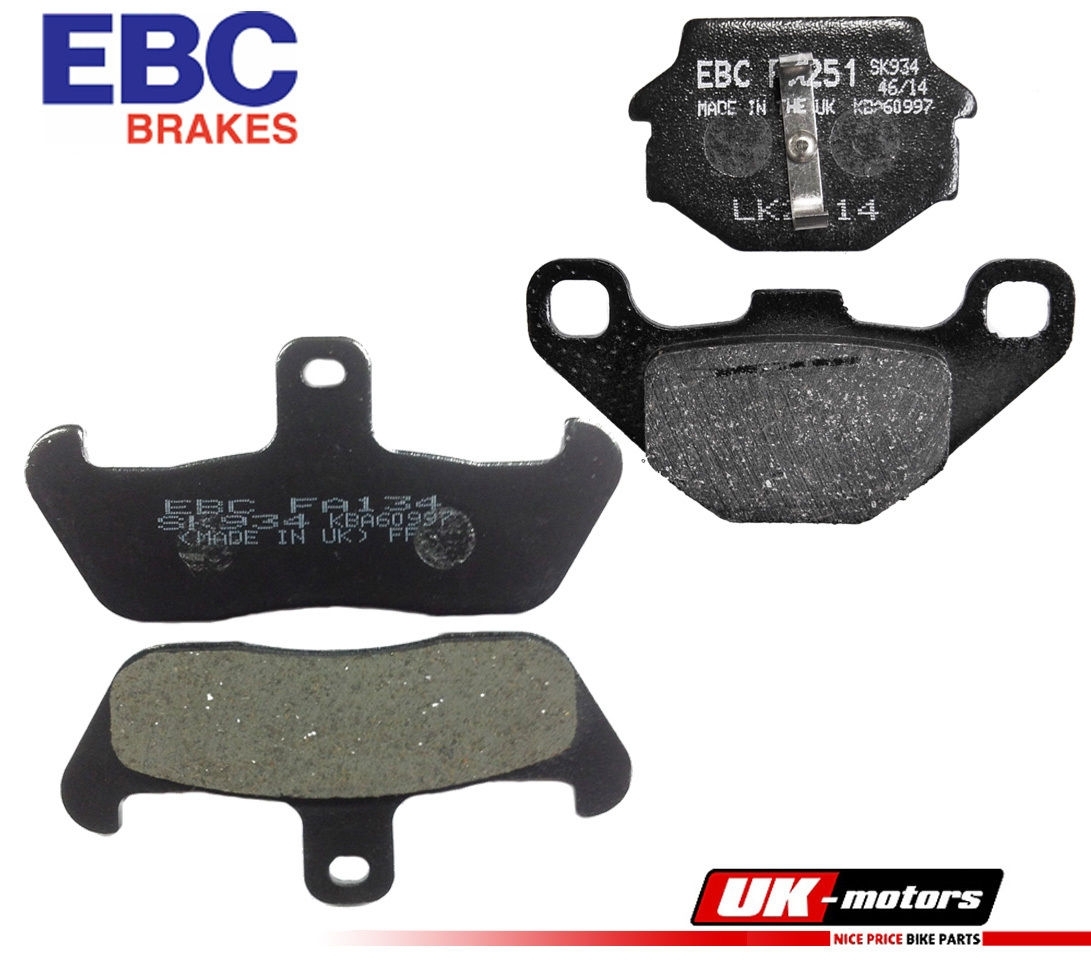 EBC Bremsbeläge SET Vorne + Hinten für Husqvarna CR 125 91