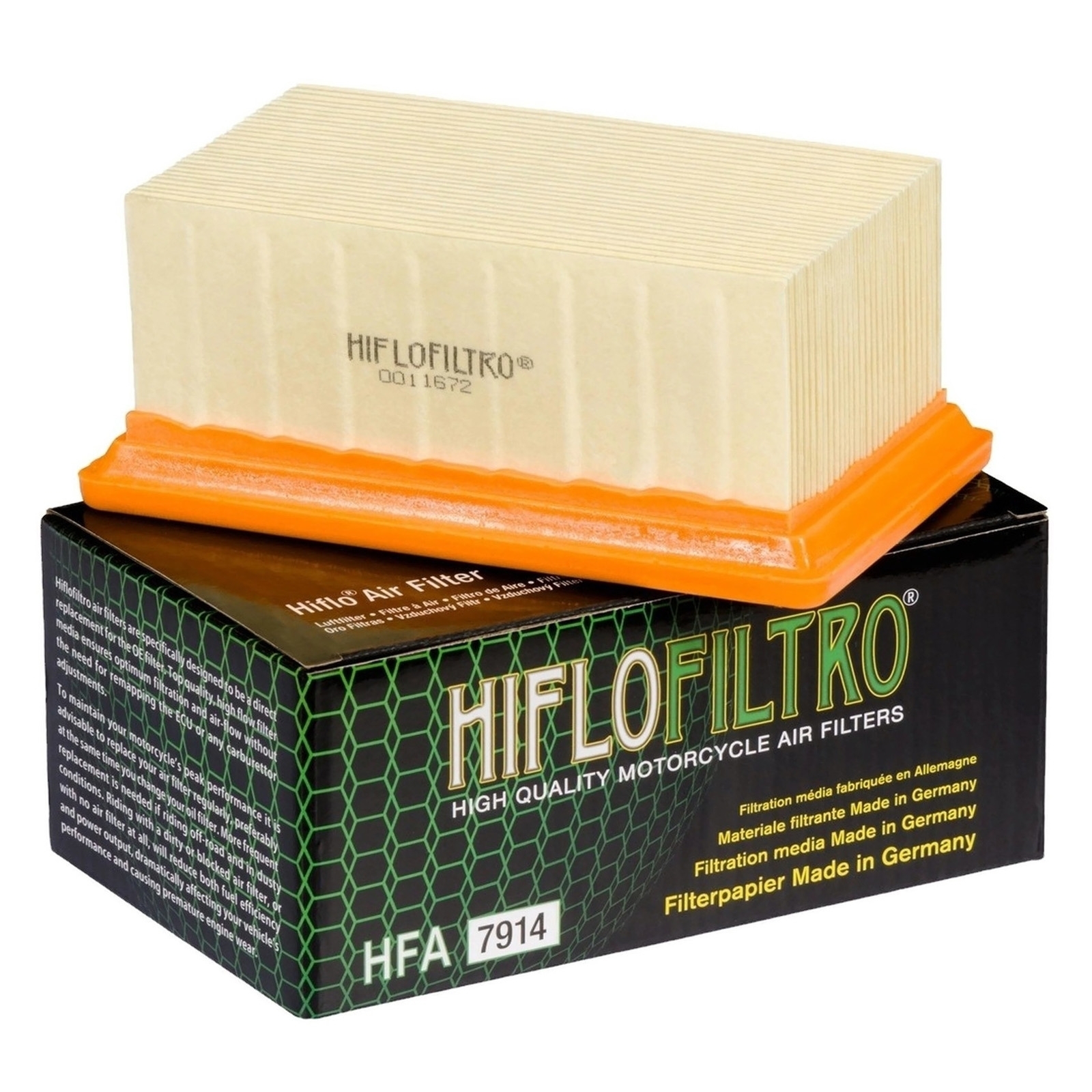 Hiflo HFA7914 Luftfilter für BMW R 1200 2011-2020 NineT GS Adventure R RT Nine T Pure