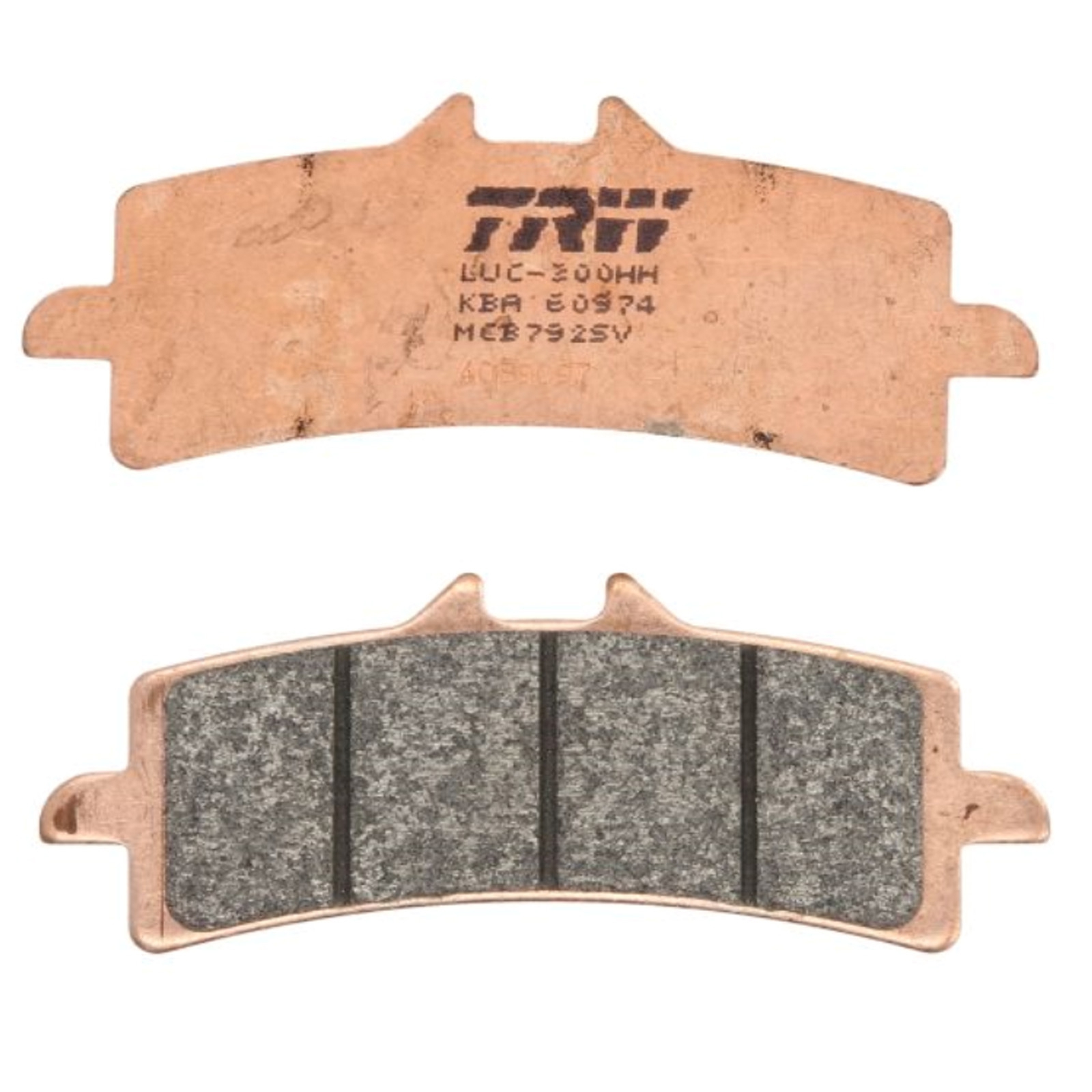 TRW Sintermetall Bremsbelagsatz für Honda CBR1000 RR Suzuki GSX-R Kawasaki ZX-10R RR vorne+hinten