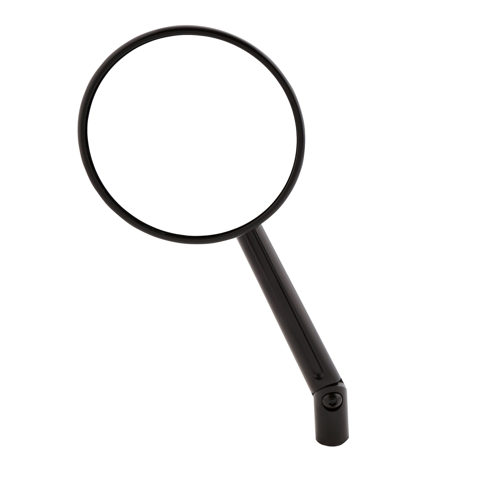 Spiegel passt für viele Fahrzeuge aus Aluminium in schwarz mit M10 Gewinde Beidseitig montierbar