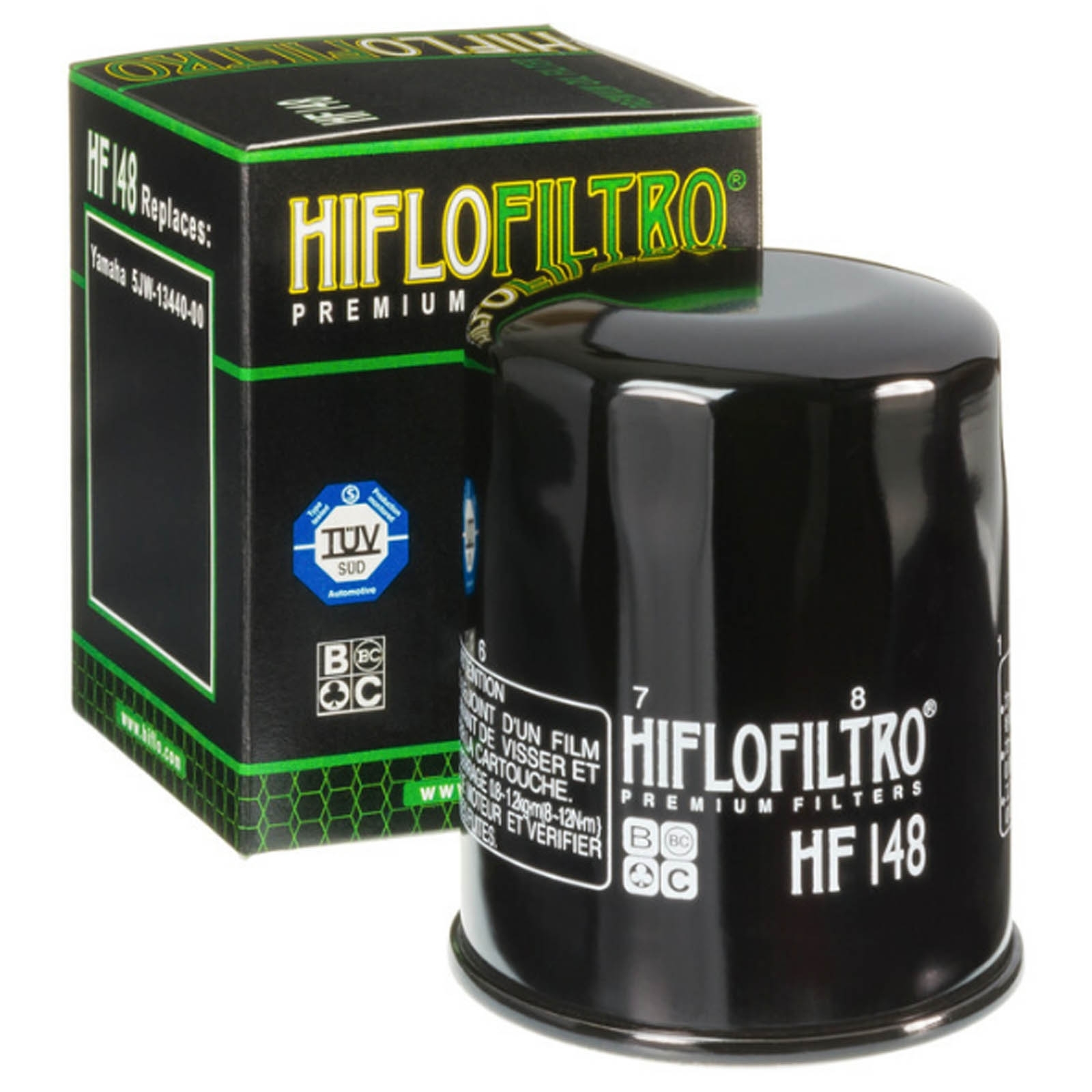 3x Hiflo HF148 Ölfilter für Yamaha FJR 1300 2006 - 2012 TGB Target 550 Blade 500 550