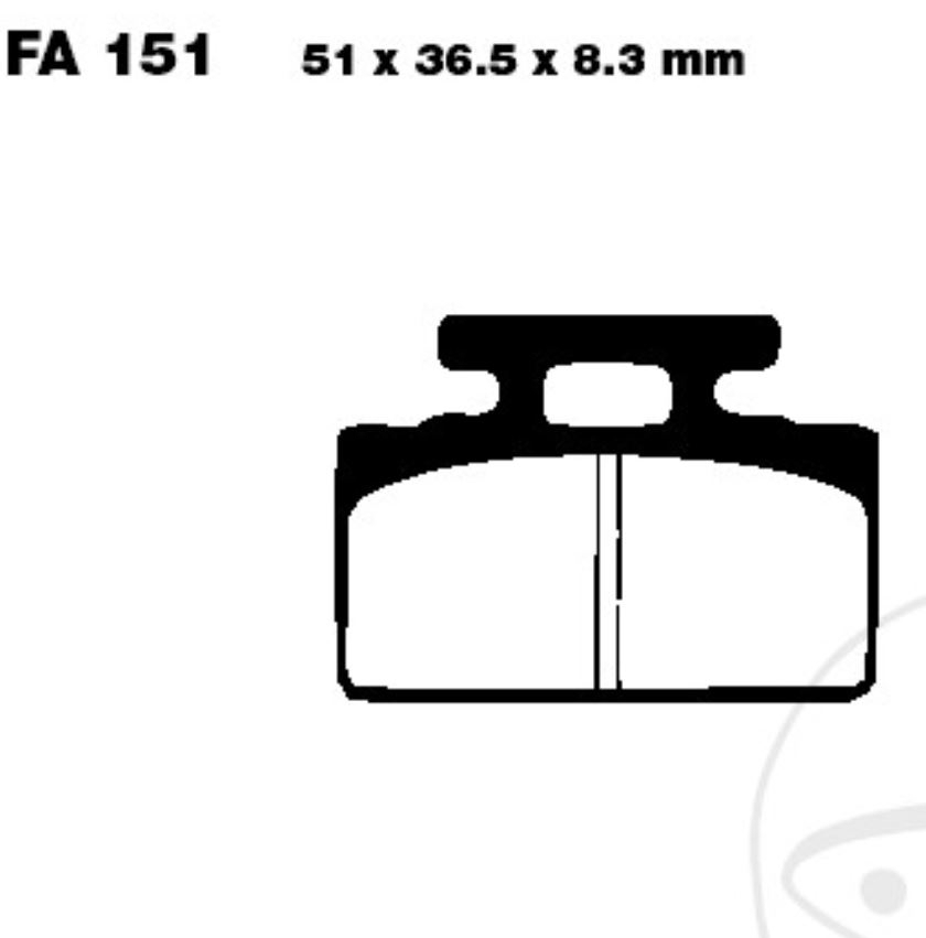 EBC Blackstuff Standard Bremsbeläge FA151
