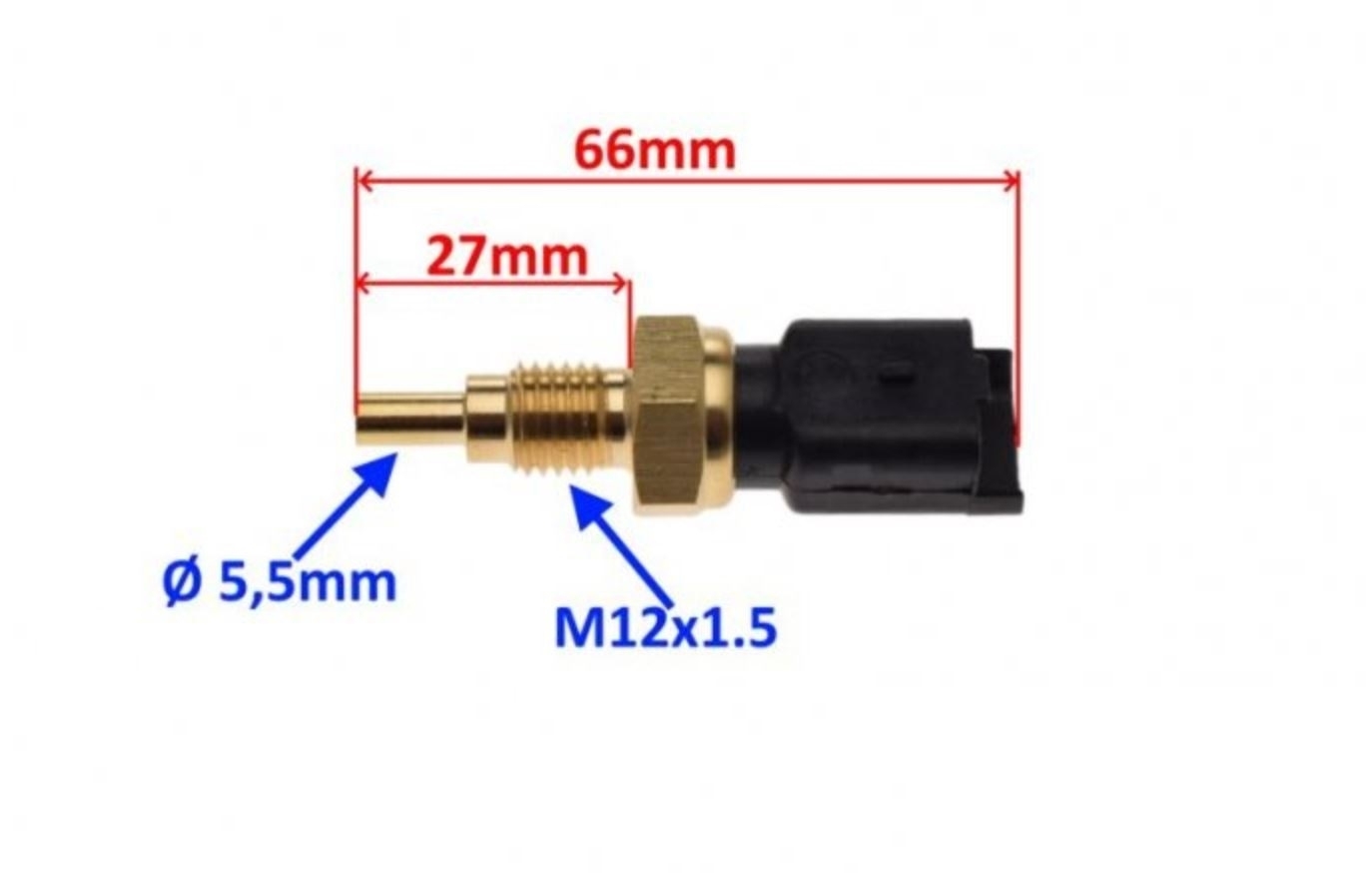 Motortemperatursensor Temperaturfühler für Aprilia Derbi Gilera Piaggio Vespa