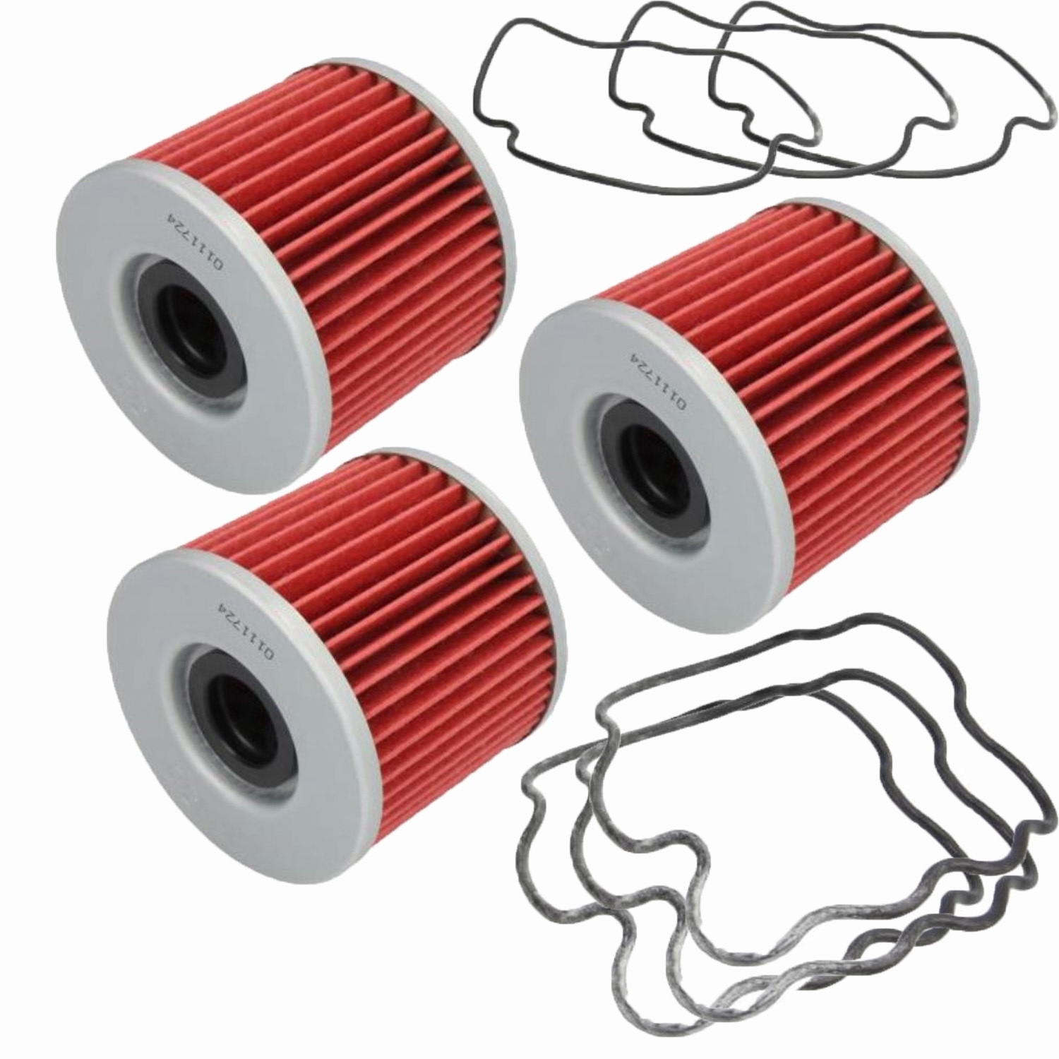 3x Hiflo HF133 Ölfilter für Suzuki GSX400 750 1100 GSF400 GR GS400 450 500 550 1000