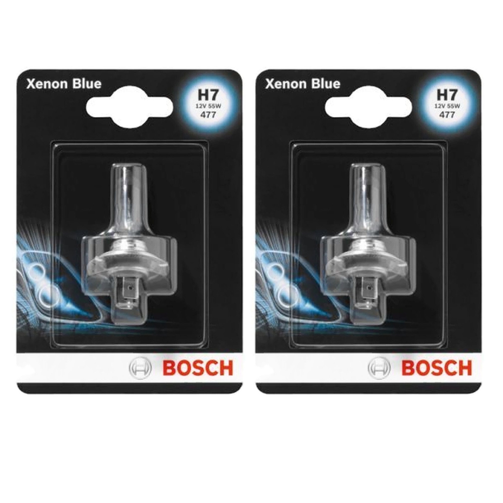 2x BOSCH 1987301013 H7 Xenon Blue Halogenlampe 12V 55W für Scheinwerfer