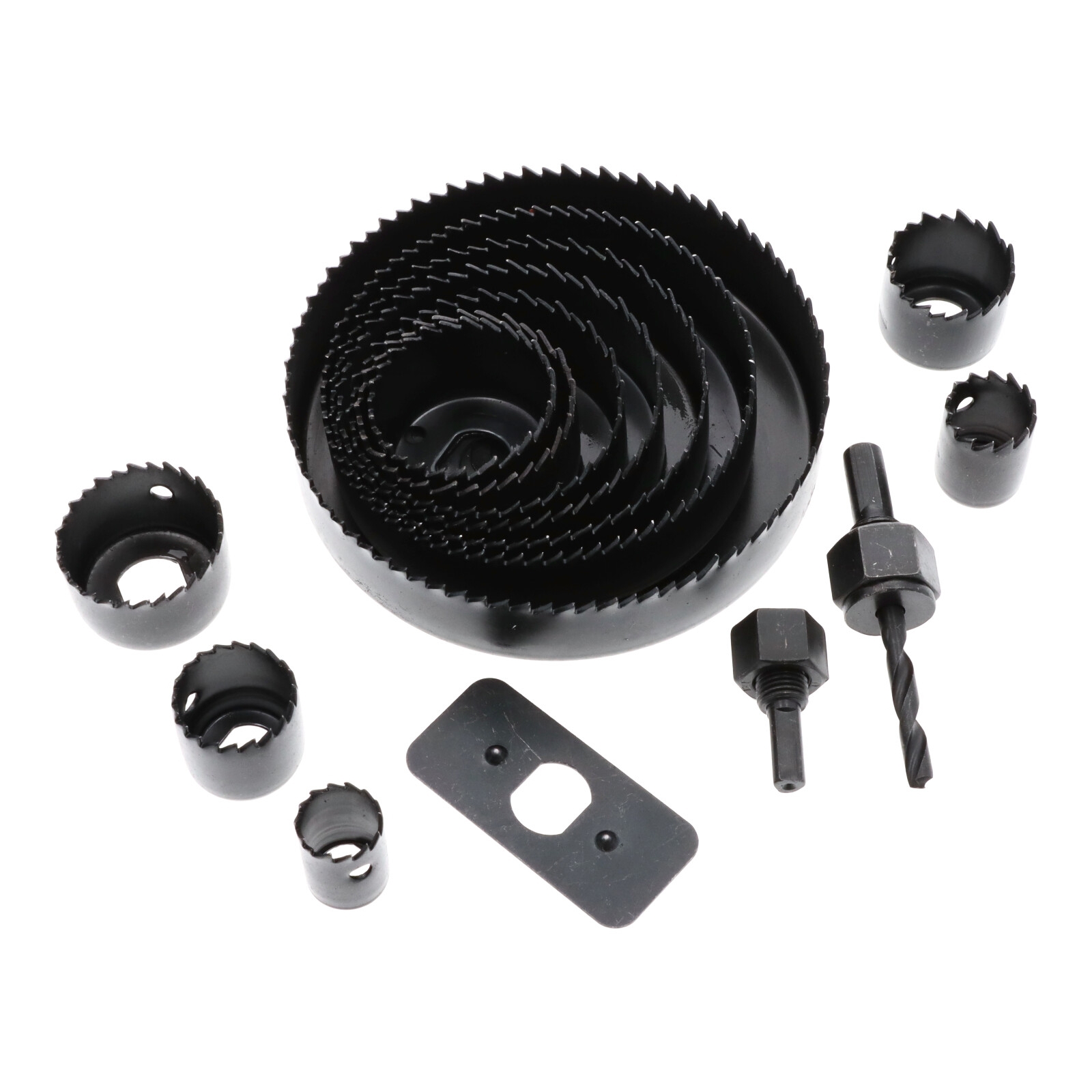 16tlg Set Holz Lochsäge Bohrwerkzeug Dosenbohrer Gipskarton 19-127mm