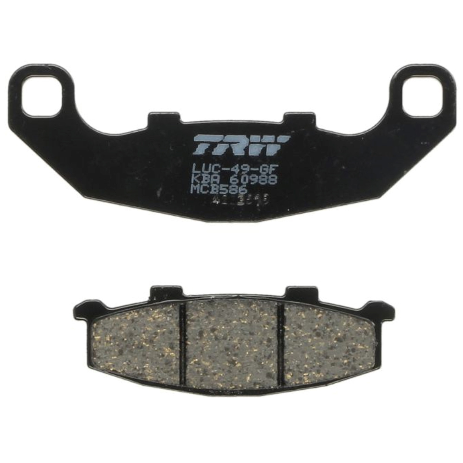 TRW MCB586 Bremsbeläge für Kawasaki GPZ500 S 1994-2003 ZR550 B KR-1 250 Suzuki RGV250