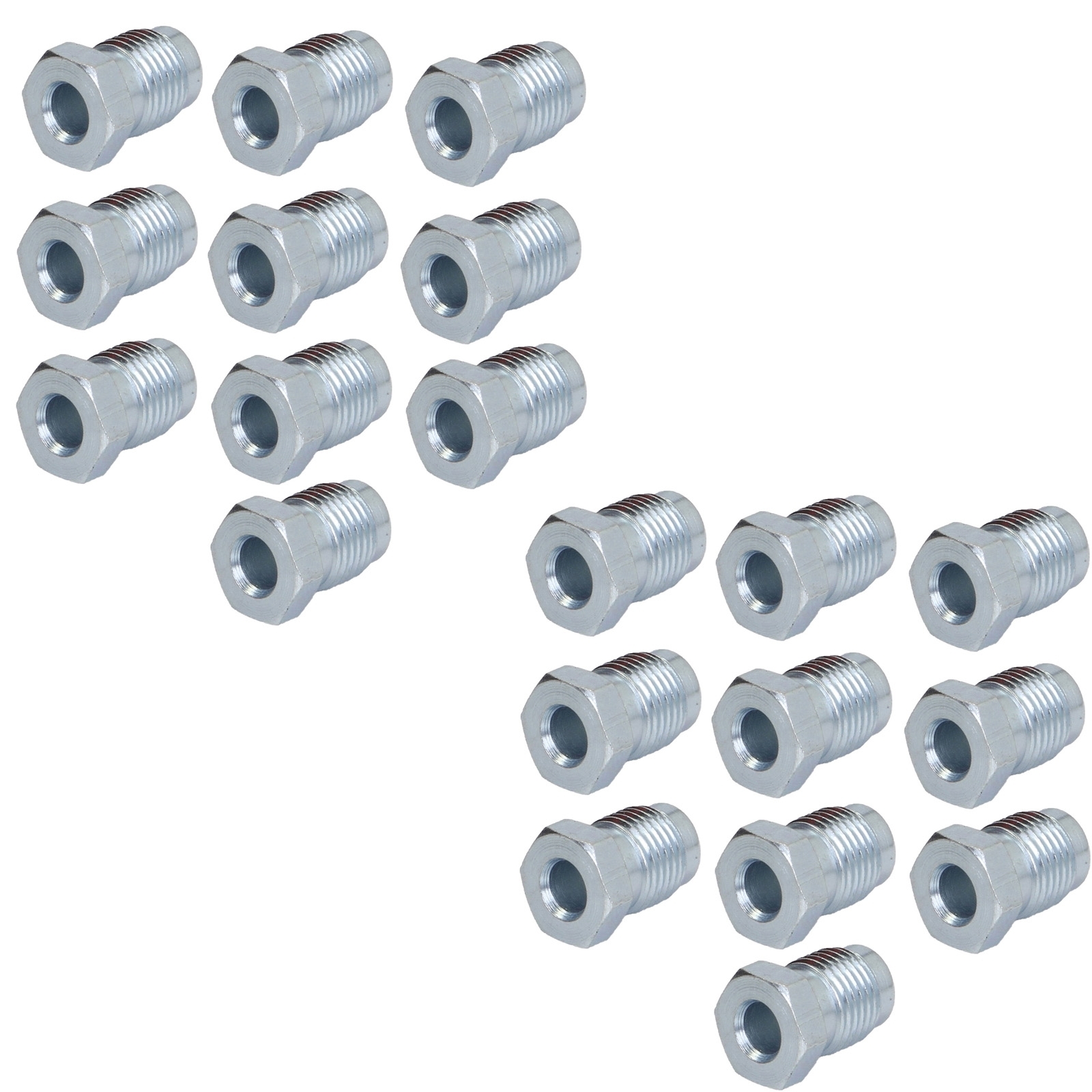 20x ATE 24.3516-0010.1 Bremsleitungsnippel Bördel F M10x1 Bremse Überwurfschraube Bremsleitung