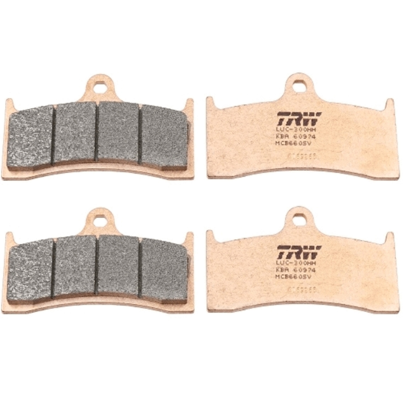 TRW Sintermetall Bremsbelagsatz vorne für Kawasaki ZX-7RR 750 MV Agusta F4 Brutale