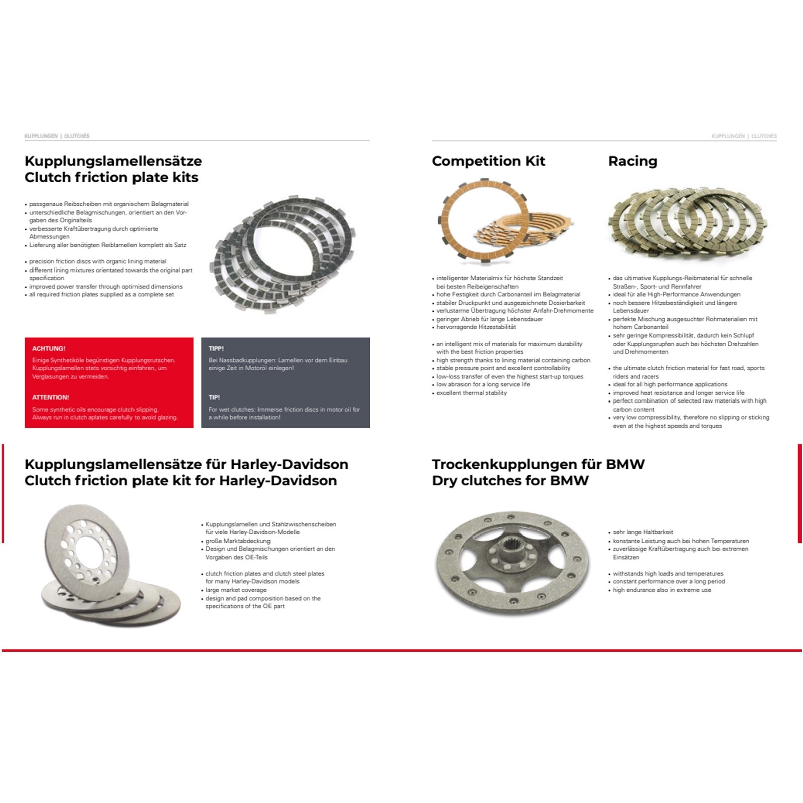 Satz Kupplung für Honda CB 1100 SF X11 CBR 1100 XX CBR1100 CB1100 CBR + Dichtung