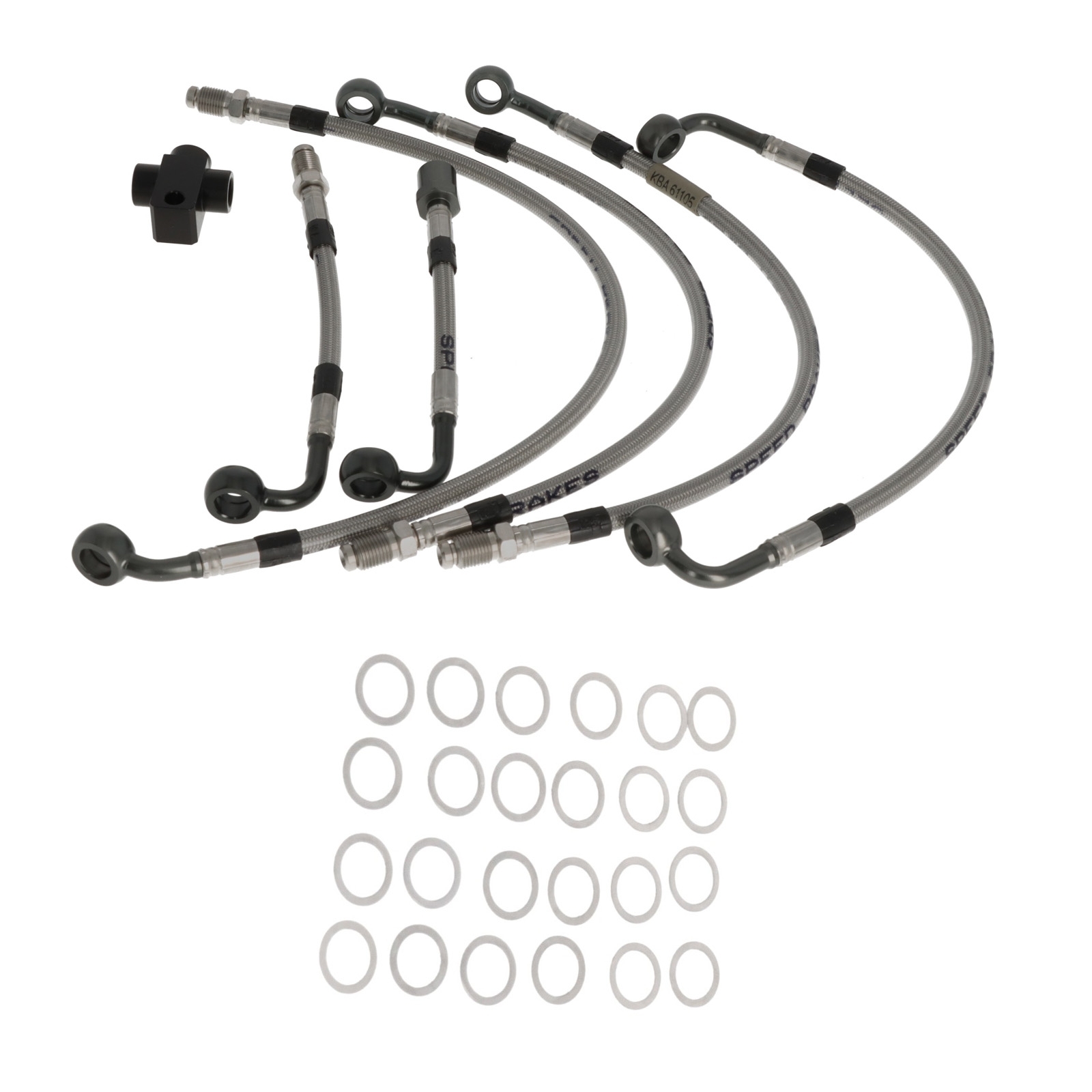 Stahlflex Bremsschlauch Kit für BMW K 1200 RS K12/14 2001-2005