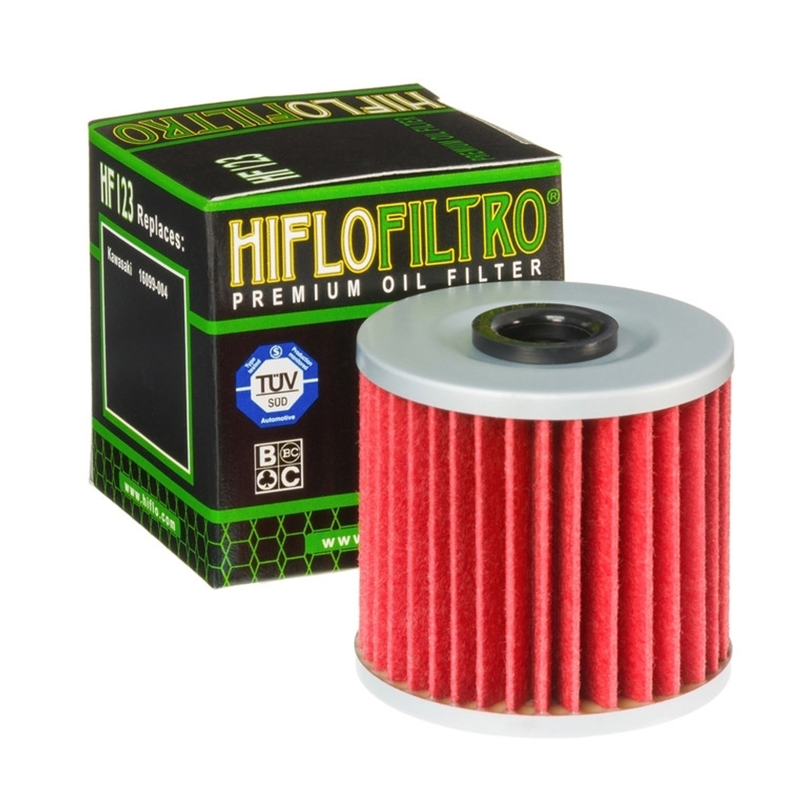 HIFLO HF123 Ölfilter für Kawasaki KLR KLX 250 600 KFX 250 Mojave KLF 300 Bayou Z250