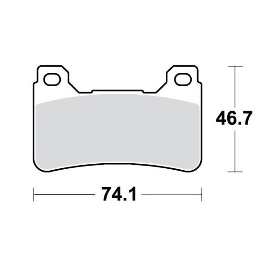 TRW MCB755TRQ Bremsbeläge vorne für Honda CBR 1000 600 VFR 800 CB 1000