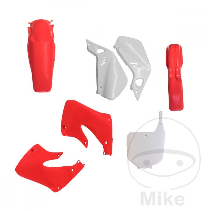 Polisport Komplett-Kit rot-weiss 90080 für Honda CR125R `98-`99 | CR250R 1997-99