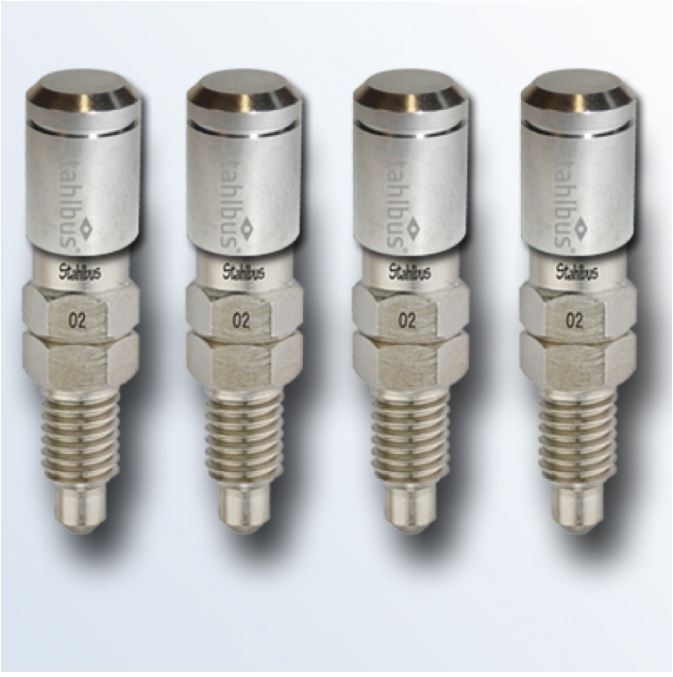 SB-110313 4x stahlbus Schnell-Entlüfterschraube Entlüftungsventil M8x1.25x22 + Ventilkappe Nickel