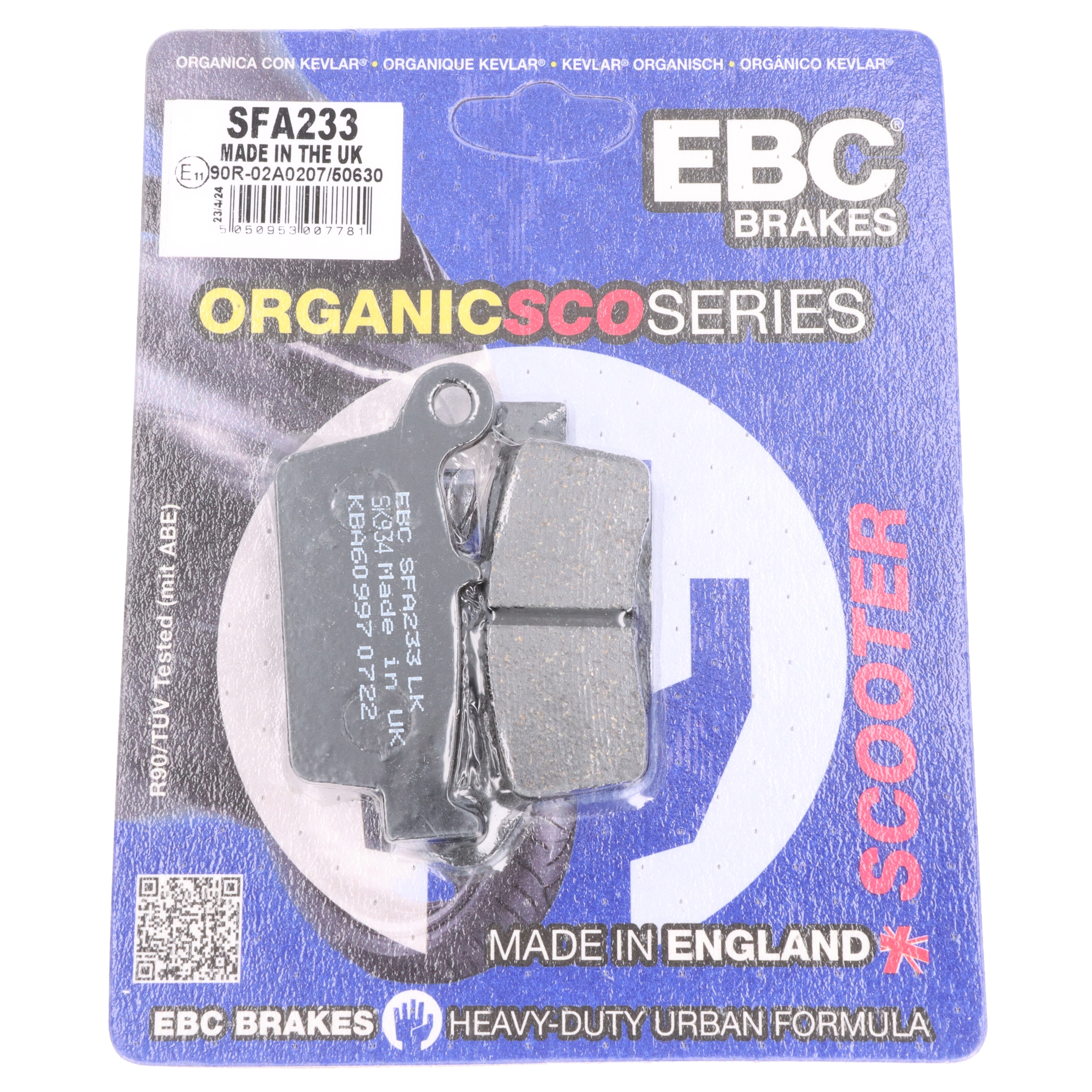 EBC Bremsbeläge SFA233 für Kymco Cobra ZX K12 Scout Top Boy Sniper CX KB