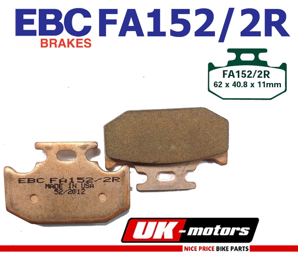 EBC Bremsen Set hinten links 1x MD6121D + 1x FA152/2R Sintermetall