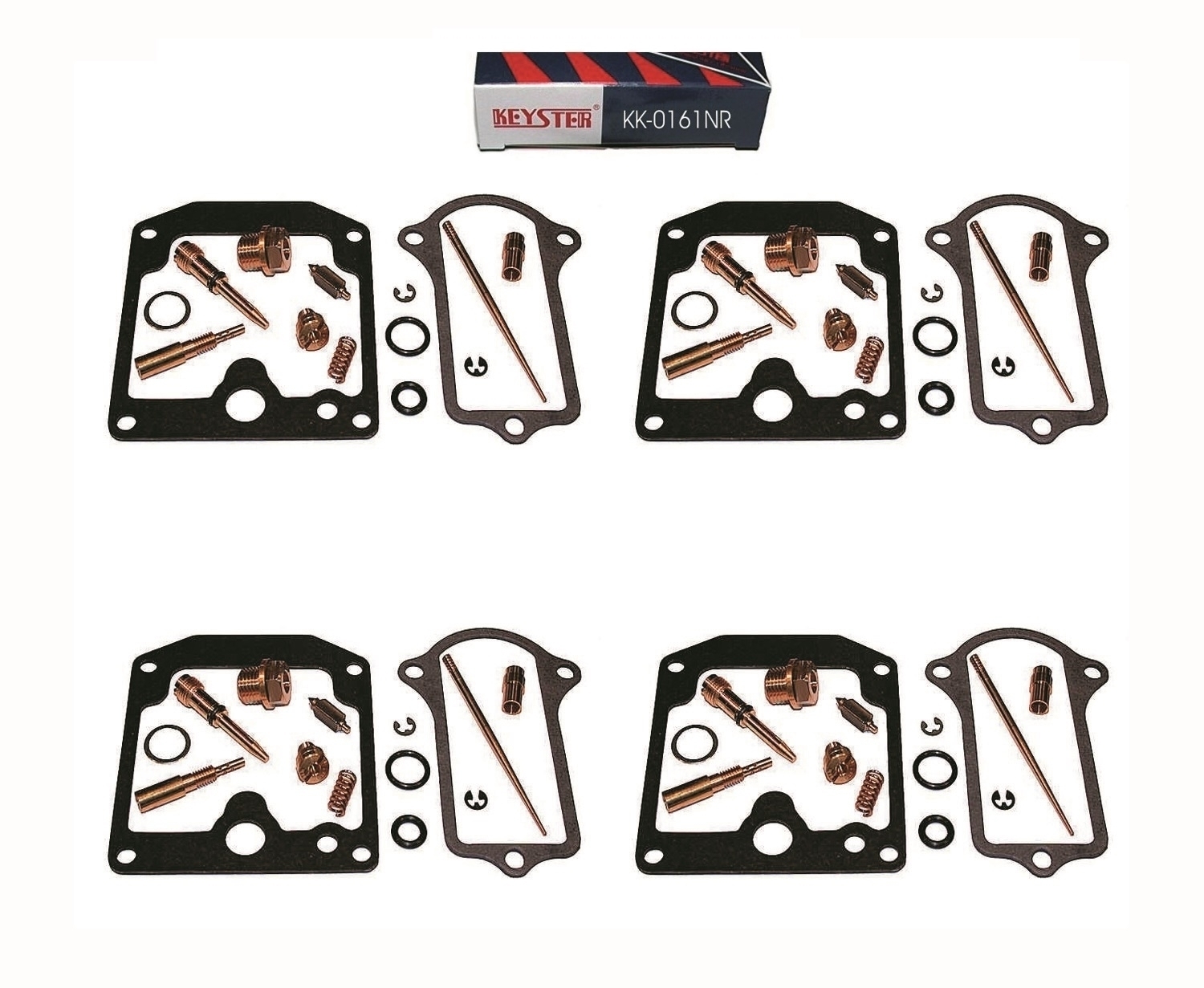 4x Keyster KK-0161NR Vergaser Reparatursatz für Kawasaki Z 900 A Z900A 1976 Z1F