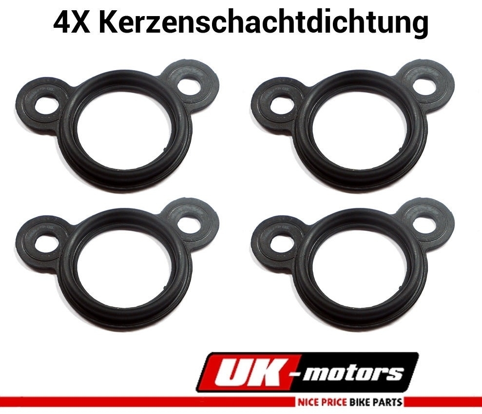 4x Kerzenschachtdichtung für Suzuki Bandit GSF600 1200 GSX600 750 1100 GSX-R750 GSX-R 1100