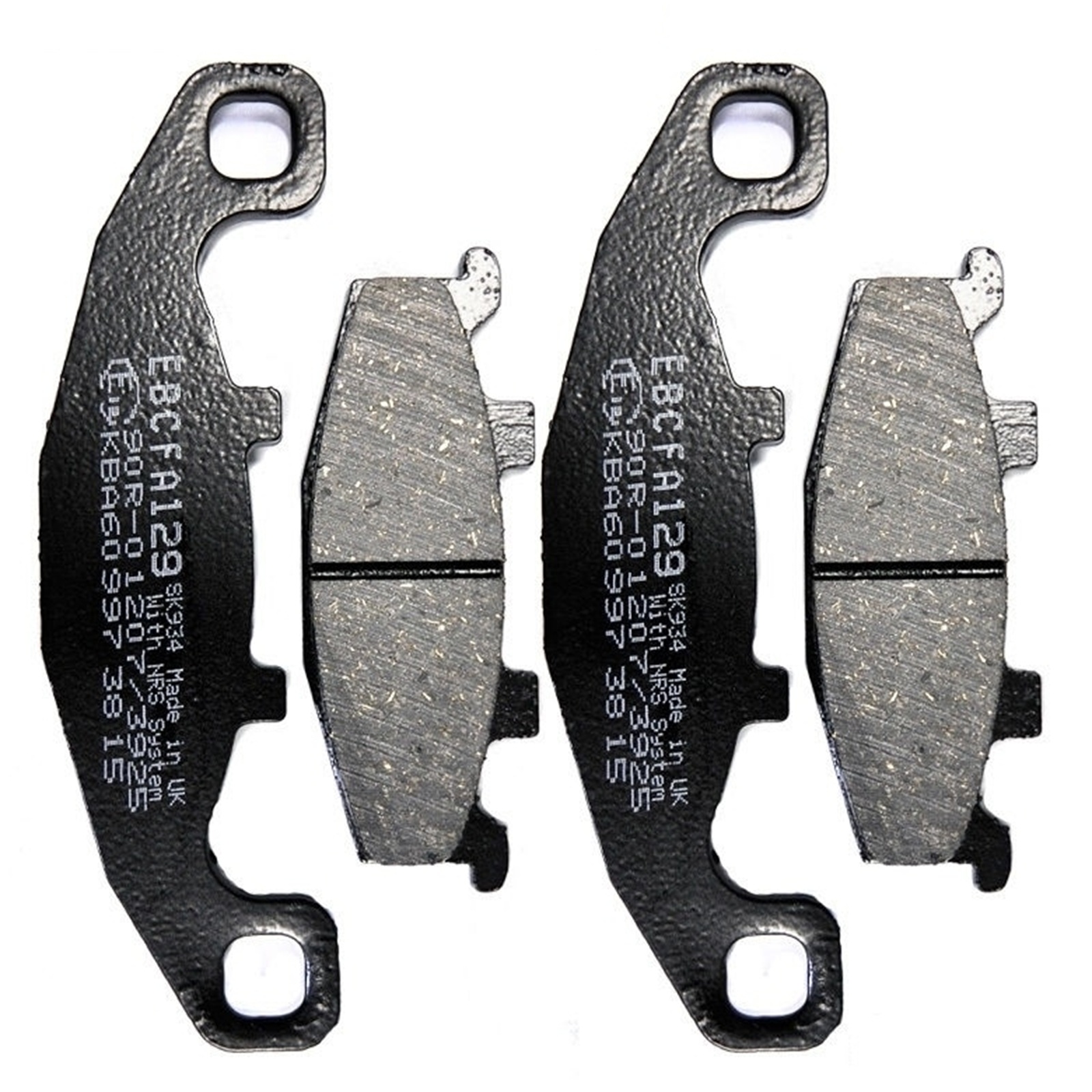 EBC Bremsbeläge SET Vorne + Hinten für Kawasaki GPX 600 R (ZX 600 C1-C7) 88-96
