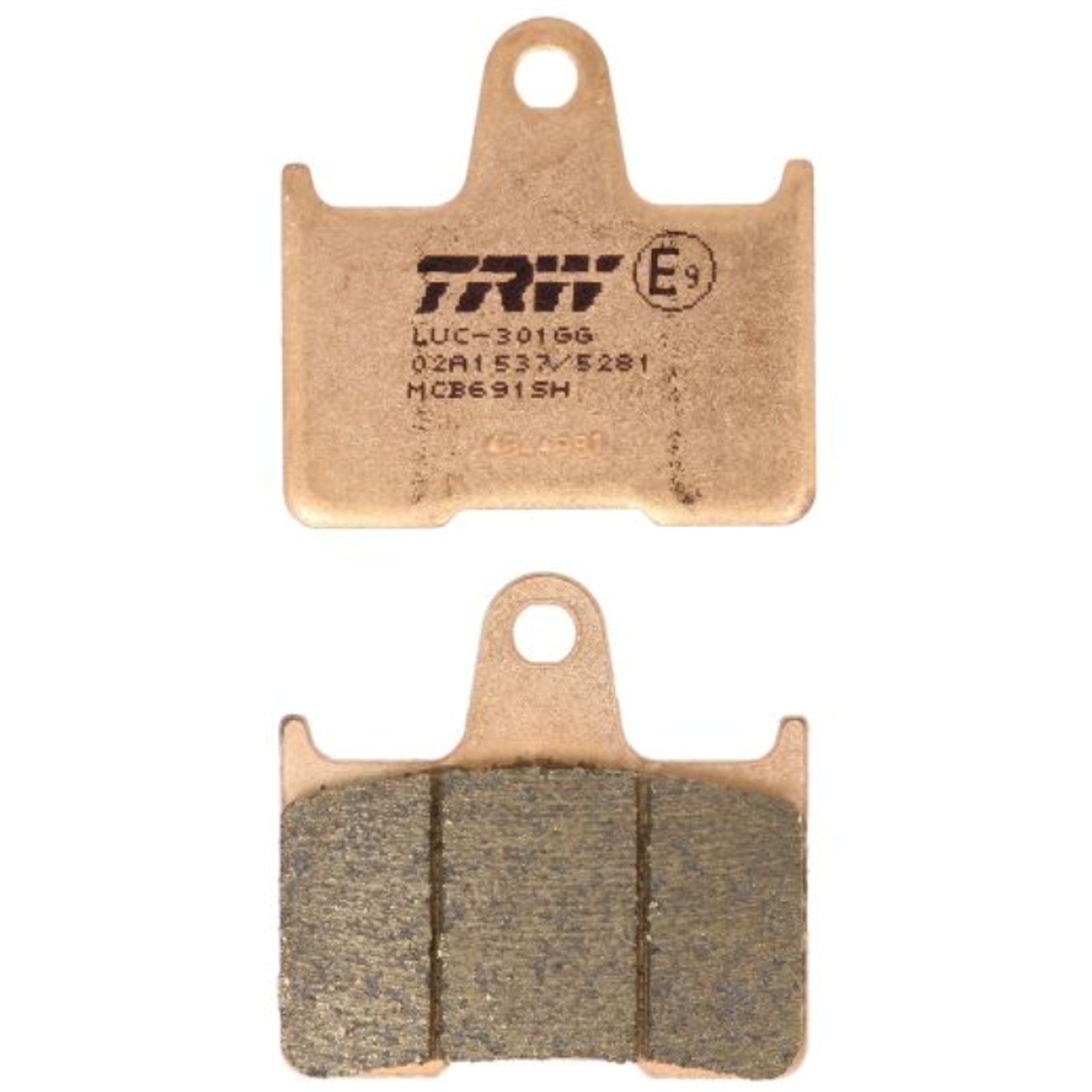 TRW MCB691SH Sintermetall Bremsbeläge hinten für Kawasaki ZZR GTR Honda CBR1000 VT