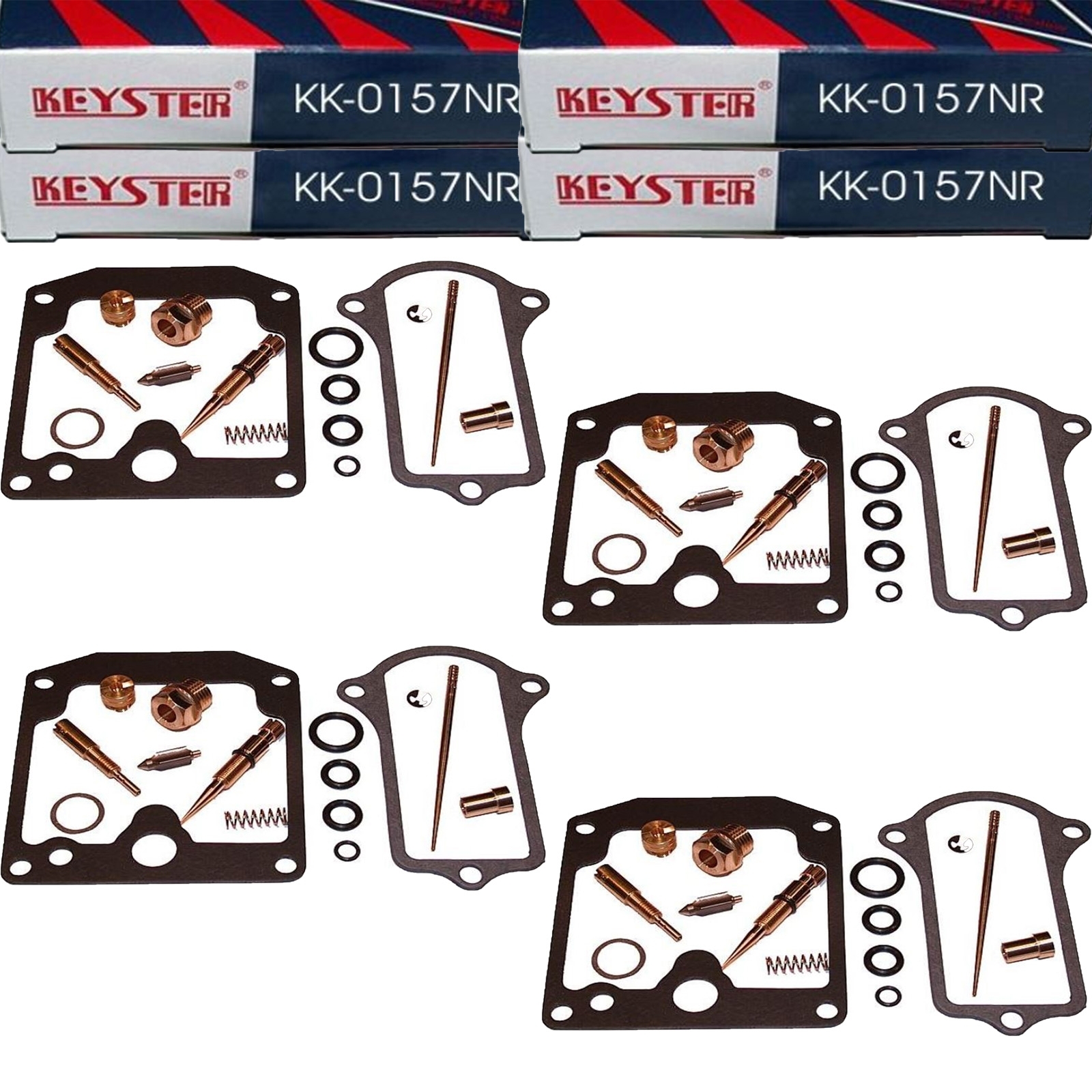 4x Keyster KK-0157NR Vergaser Reparatursatz für Kawasaki Z 1000 A 1977 KZT00A