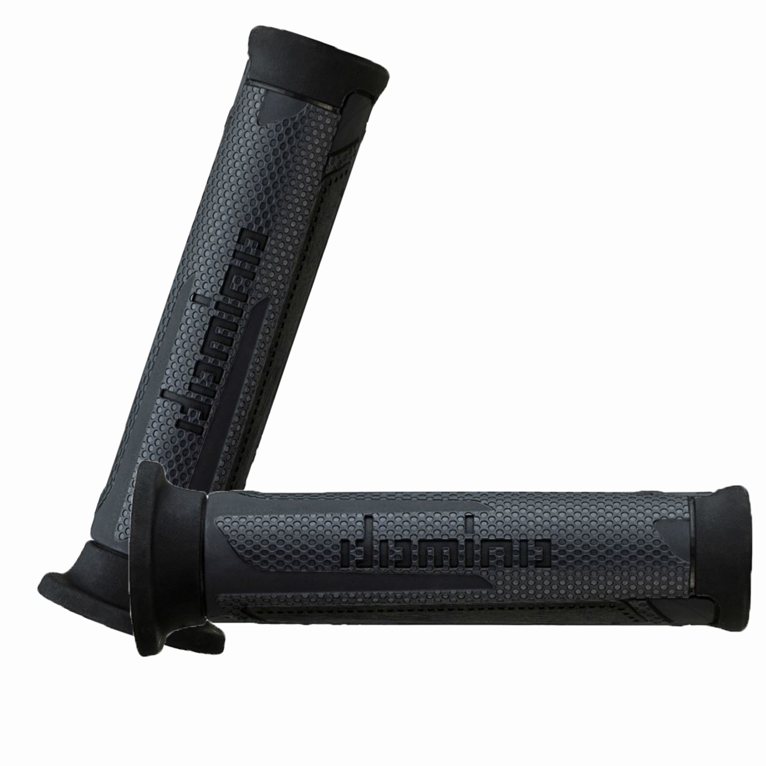 Domino Touring Griffgummi Paar Schwarz-Anthrazit 22/26mm für Straßenmotorräder
