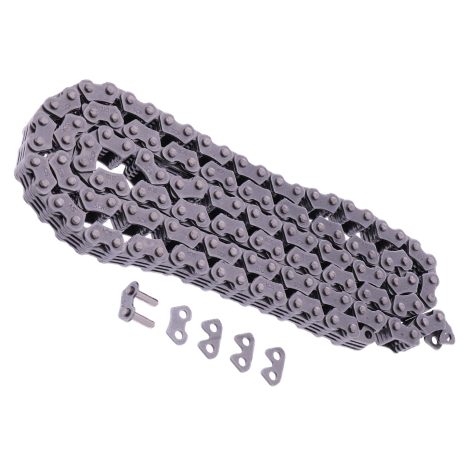 DID SCR0412 SV/126 Steuerkette für Beta RR Honda CB Kawasaki KLZ Z Suzuki LTA Triumph offen + Schloss