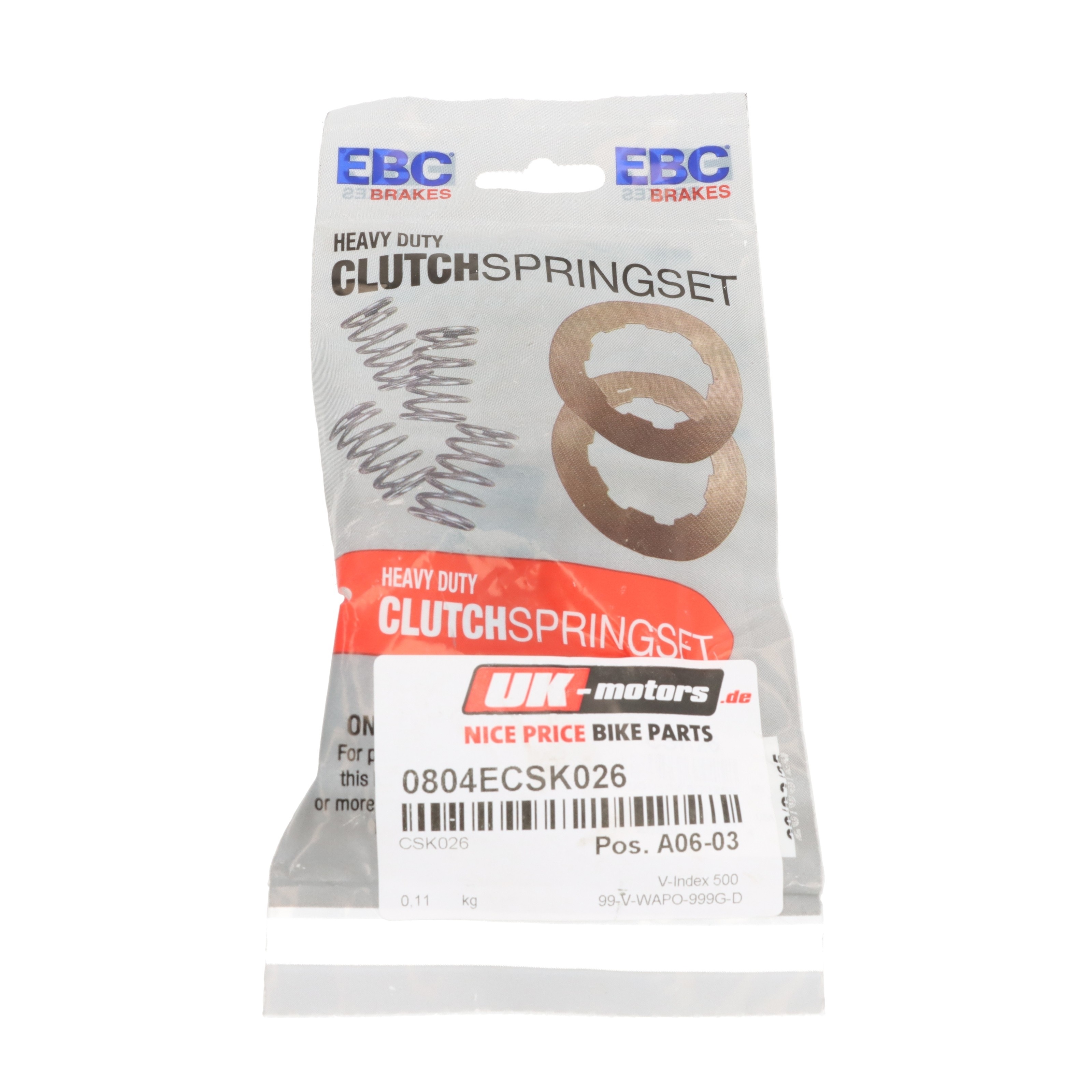 EBC CSK026 Kupplungsfedern für Honda CBX550 DR GSX600 750 GSX-R 1000 Satz verstärkt 4 St.