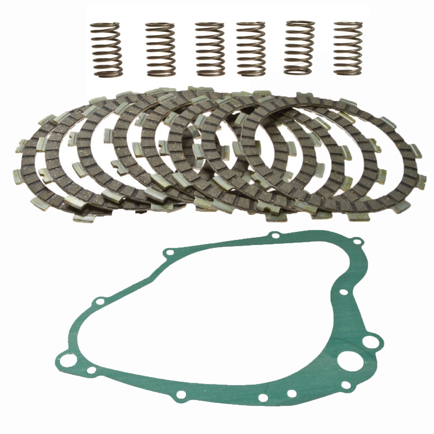 Kupplung für Suzuki RM 500 D E 1983 -1984 Lamellen Federn Satz verstärkt + Dichtung