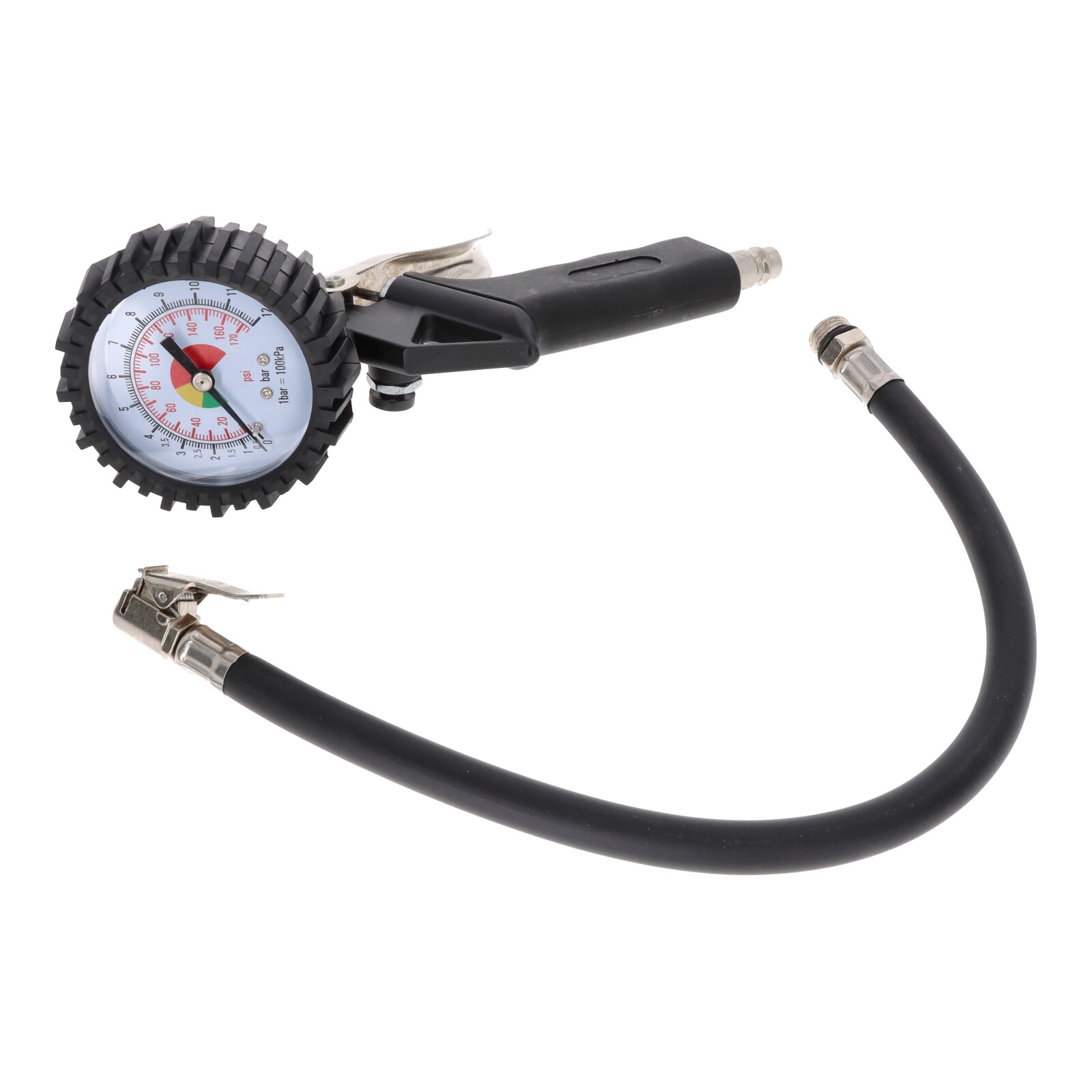 Fahrrad Aufblaspistole Reifenfüllpistole Reifenfüller Druckluft-Reifenfüller Reifen-Druckprüfer TG-13