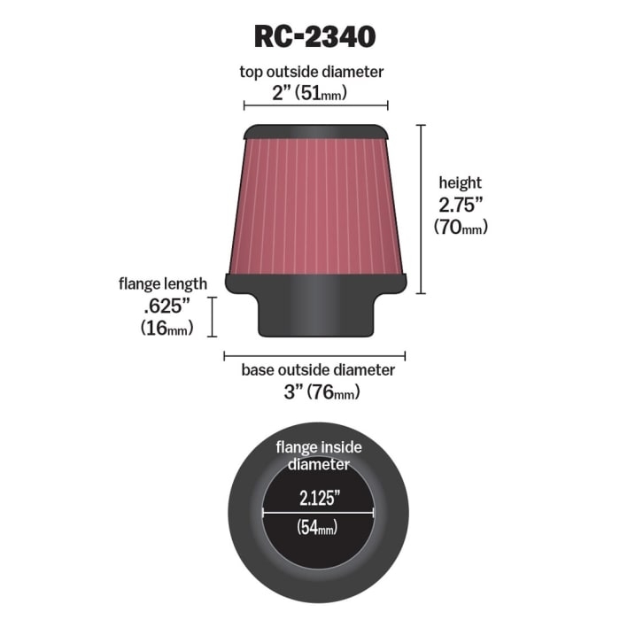 K&N Sportluftfilter RC-2340