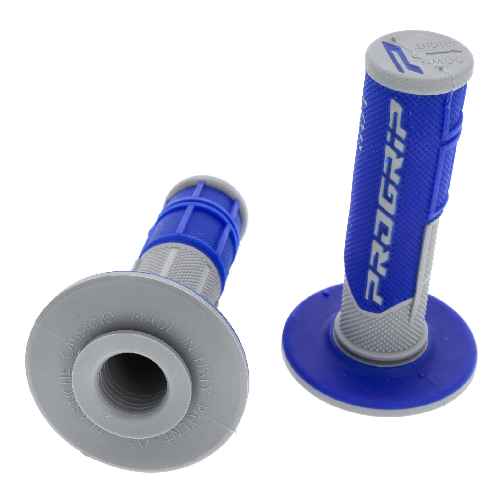 Progrip MX Griffgummi Paar PA080100GRBL 801.04 Grau-Blau für Offroad Motocross Enduro