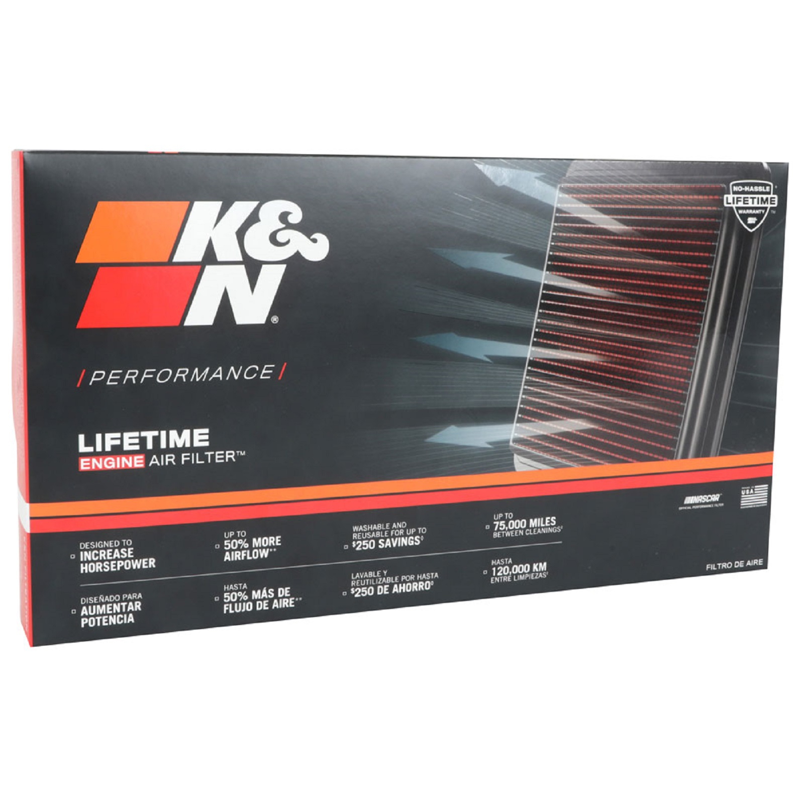 K&N Tauschluftfilter für Hyundai i10 Xcent 1.0 1.2 2013-2019