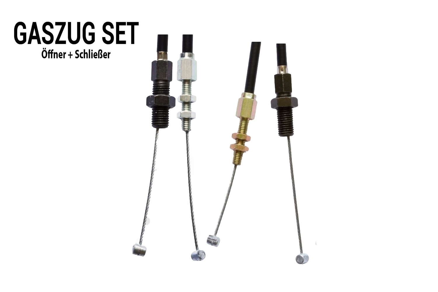 Gaszug Satz für Kawasaki KLR 250 1984-92 KLR600 B 1985-89 Öffner A + Schließer B