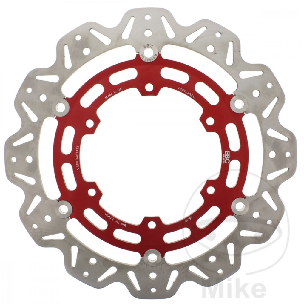 EBC VEE Bremsscheibe VR2128RED für Yamaha MT-01 1700 RP181 SP RP186 RP184