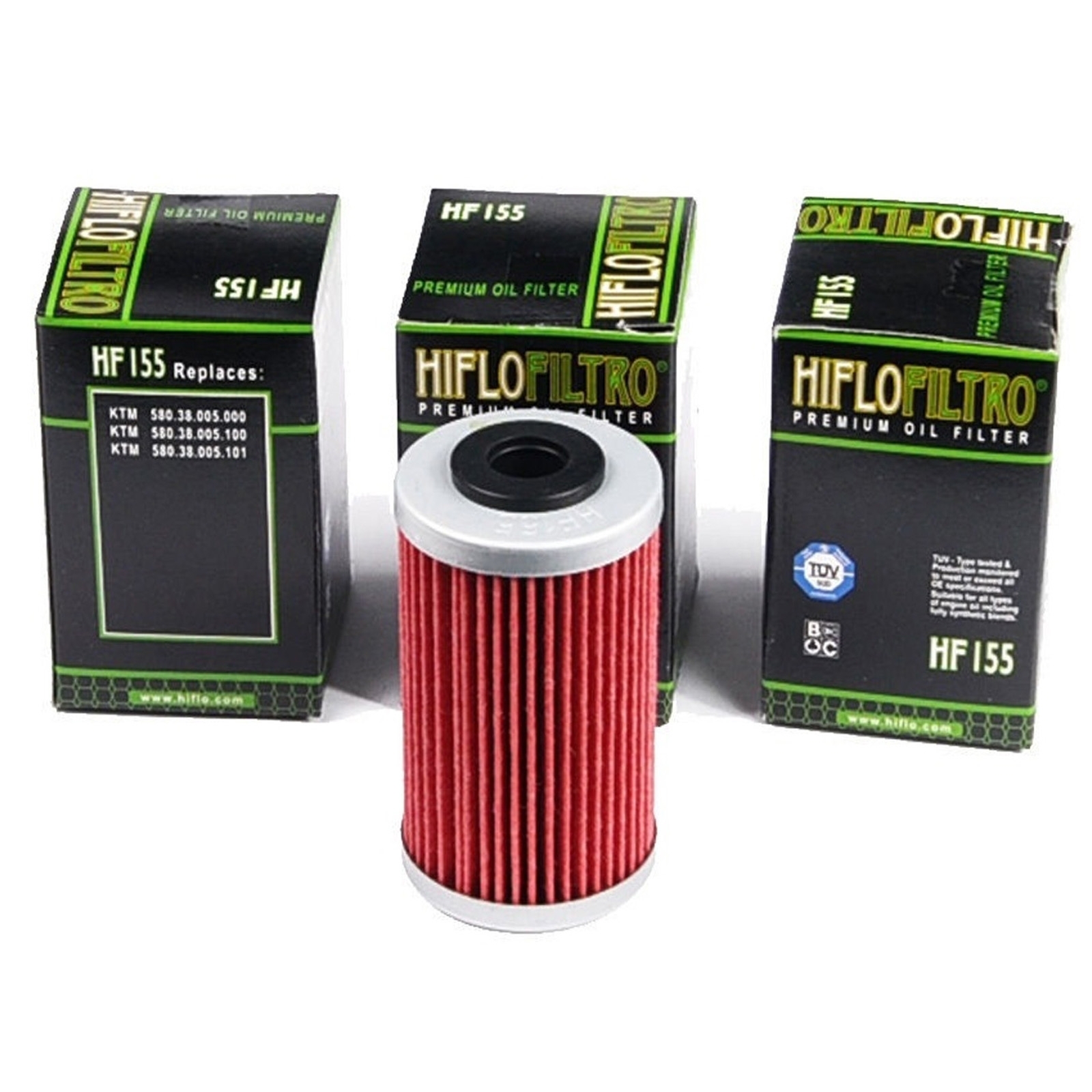 3x Hiflo HF155 Ölfilter für KTM LC4 Duke II SX EXC LC4-E RC SMC Enduro Husaberg Husqvarna
