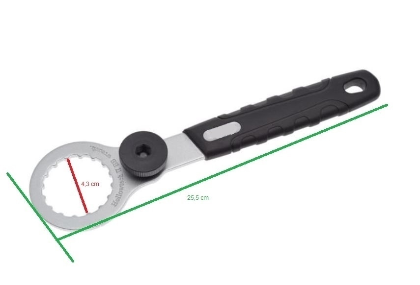 Fahrradschlüssel für Hollowtech II Lagerschalen