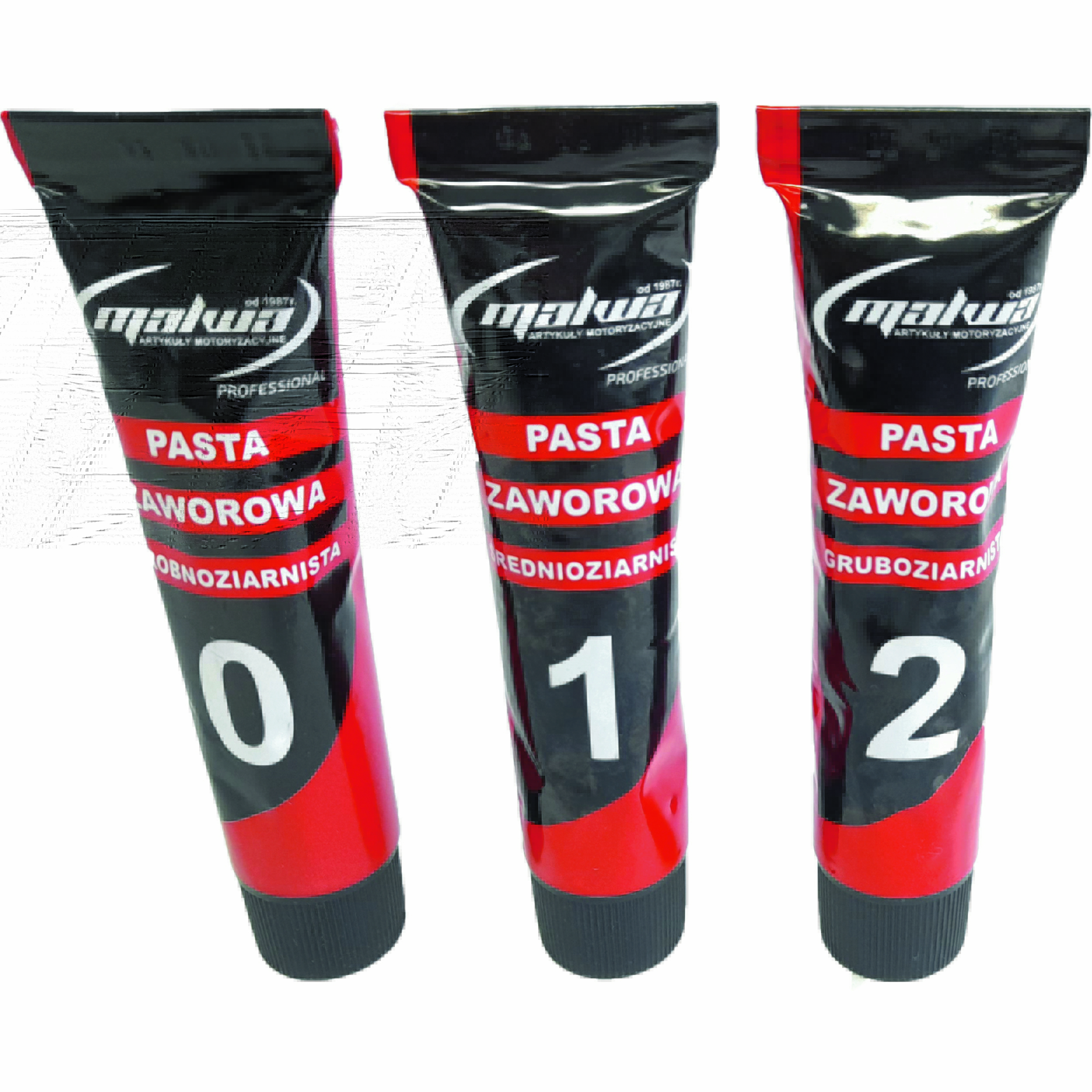 Ventilschleifpaste Einschleifpaste Ventilsitz-Schleifpasten Set Fein/Mittel/Grob je 60 ml Tube + Läpper