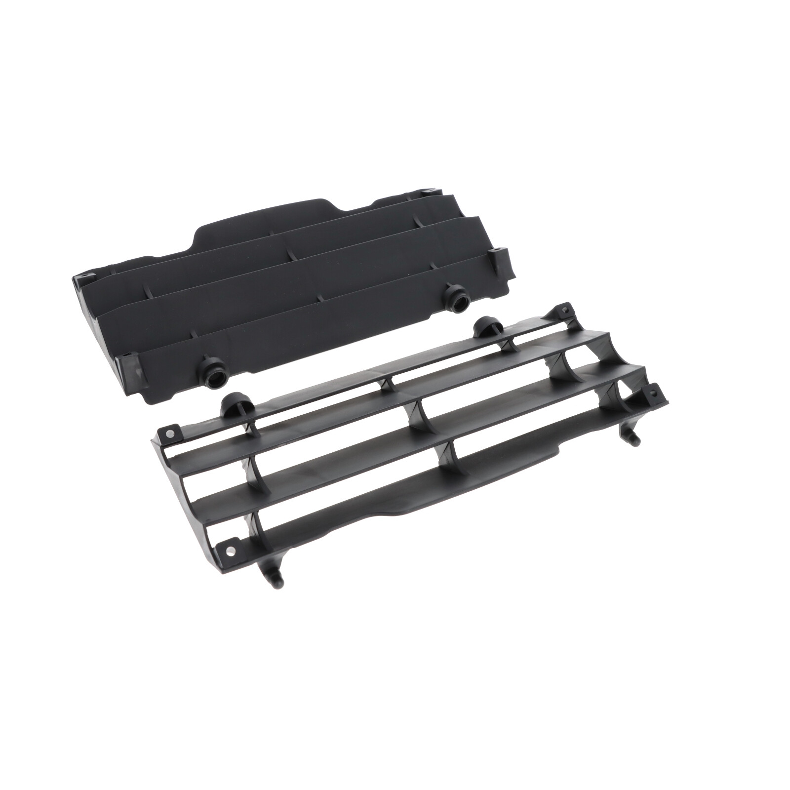 Polisport 8455300001 Kühlerlamellen schwarz für KTM SX SX-F EXC EXC-F Husqvarna FC FE TC TE