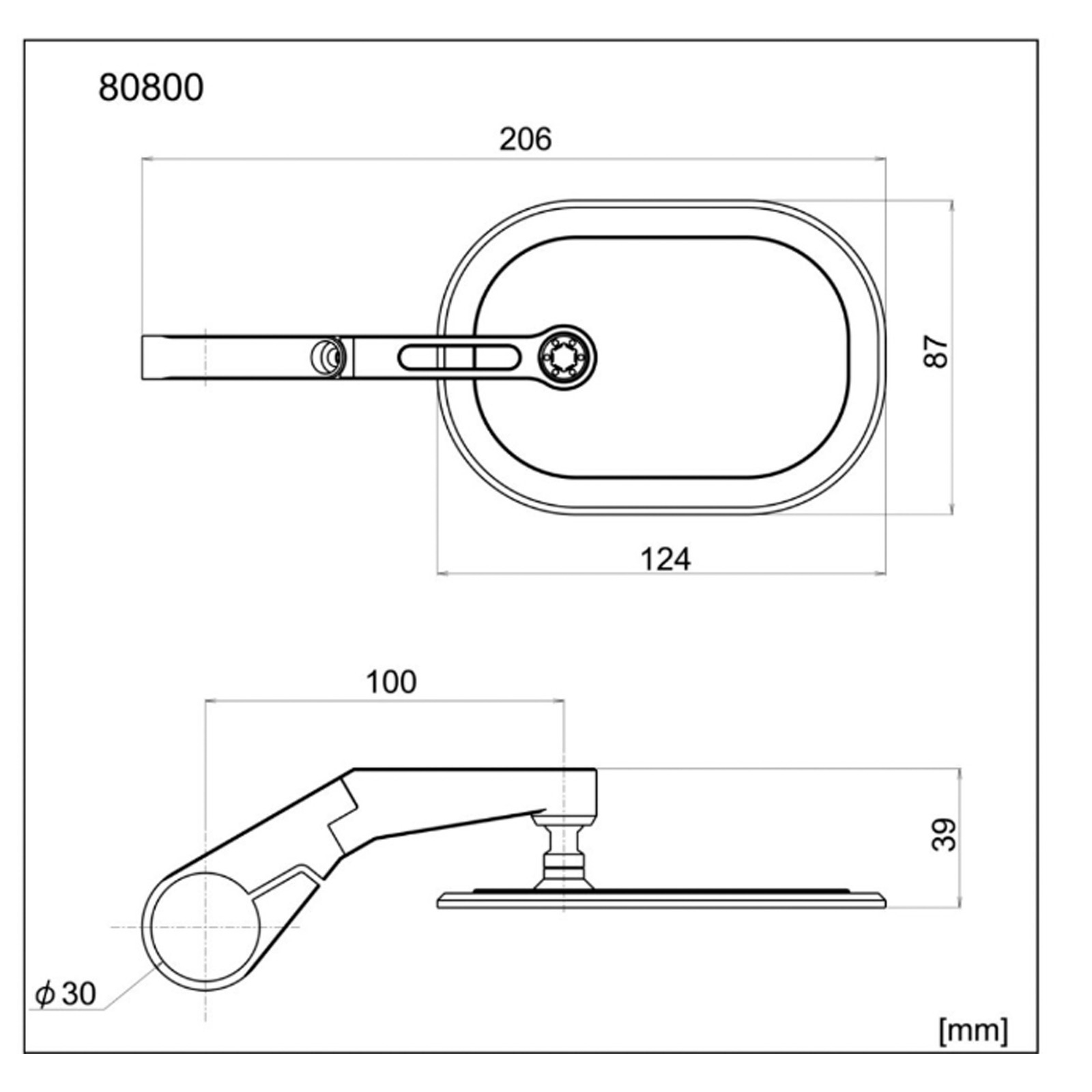 DAYTONA D-MIRROR-16 Lenkerendenspiegel Universal schwarz für 1 und 7/8 Zoll Lenker e-geprüft
