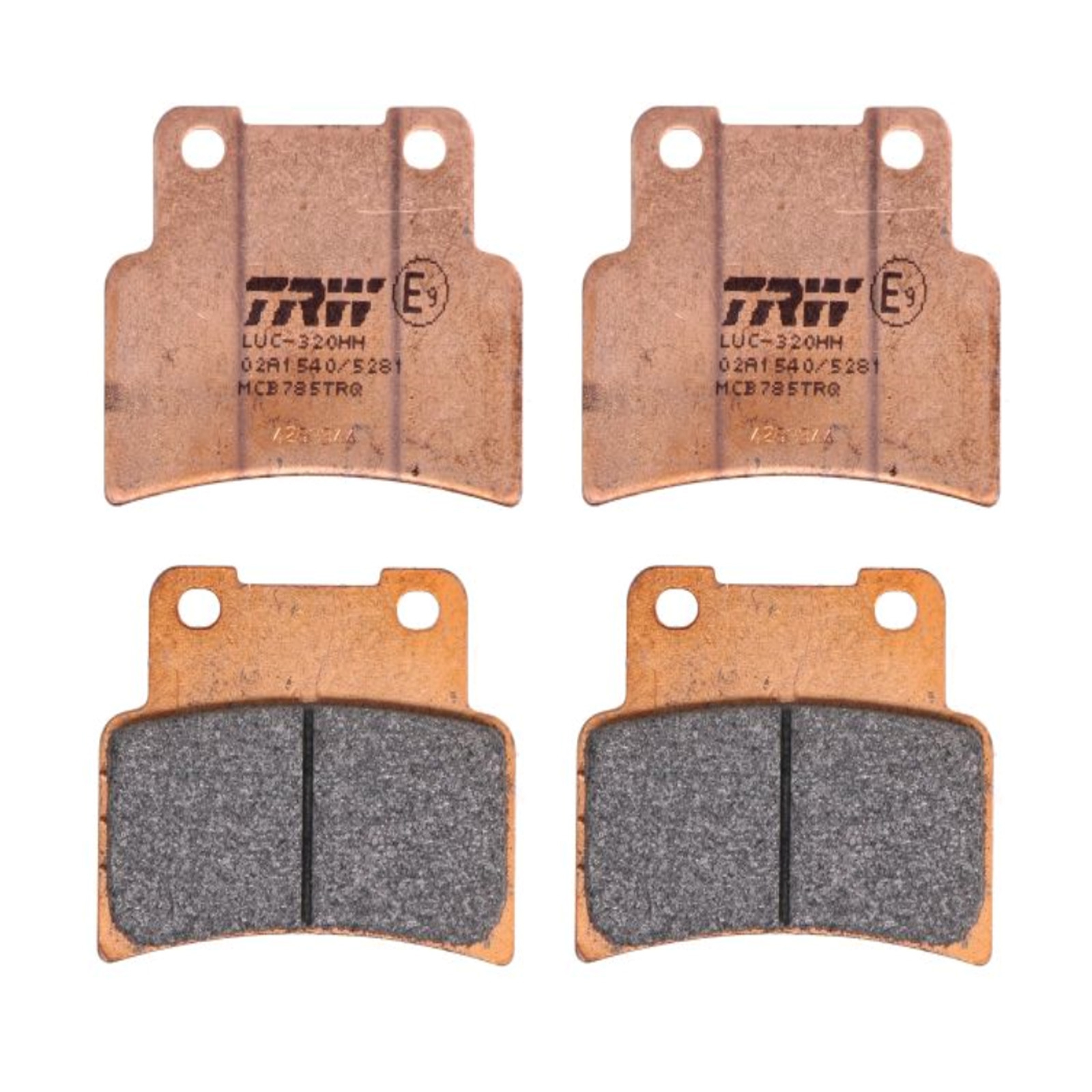 TRW MCB785TRQ Sintermetall Bremsbelagsatz vorne für Aprilia Dorsoduro 750 SMV 900 Mana 850 Shiver 750 SL GT