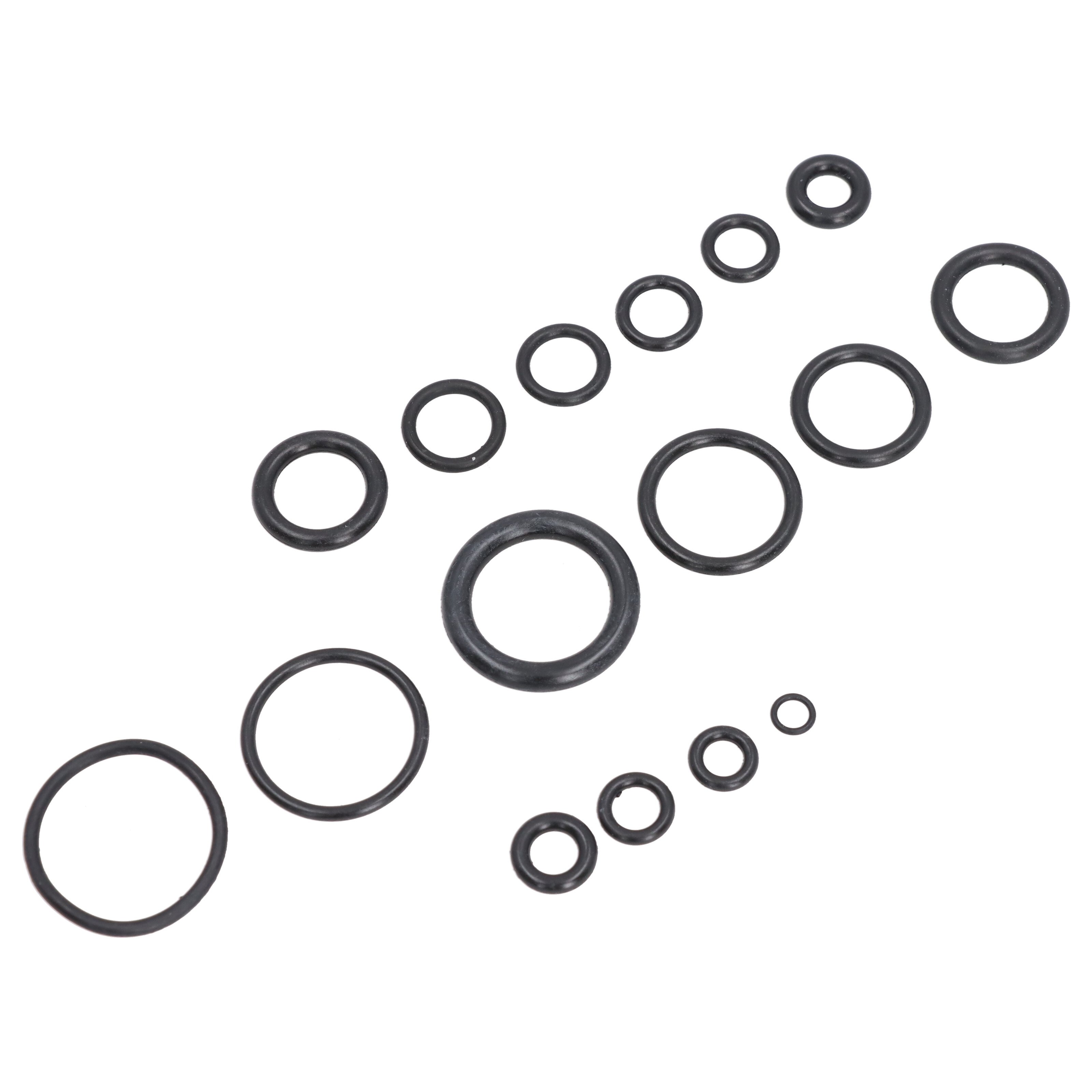 225-teiliges O-Ring Sortiment Dichtungsringe 3-22 mm Klimaanlage Gummidichtung