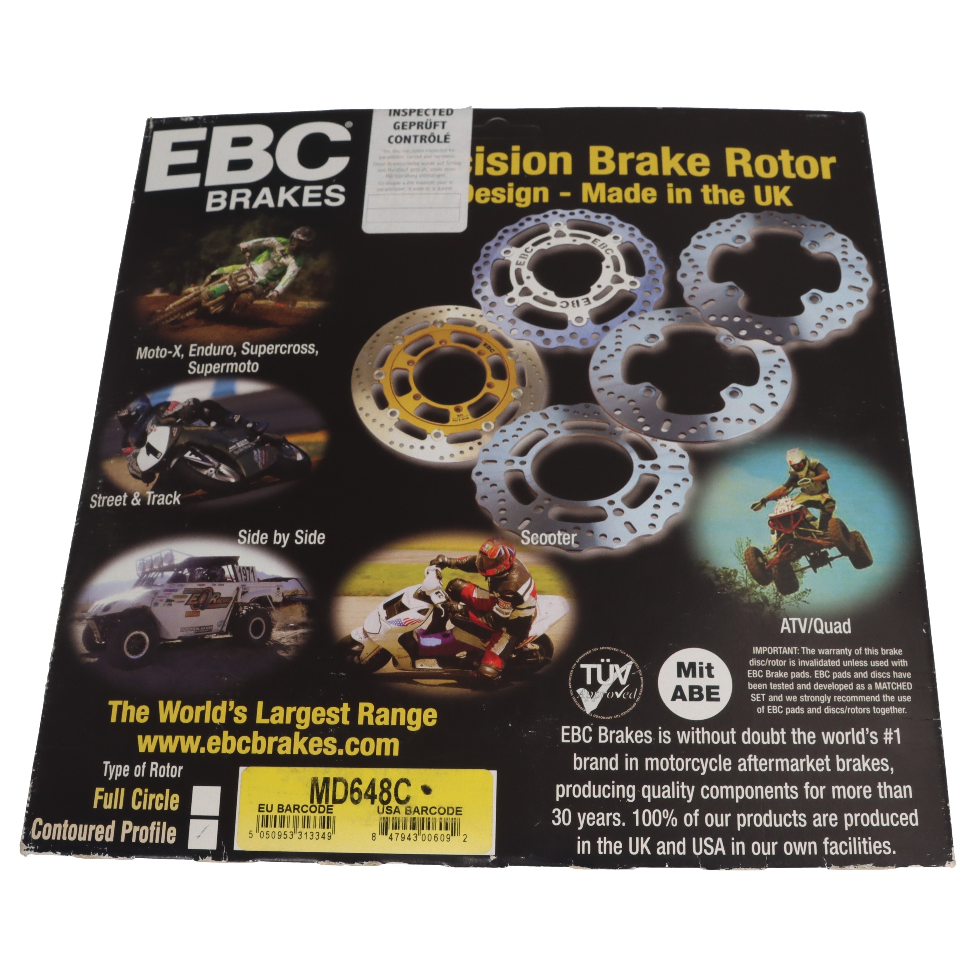 EBC Contour Bremsscheibe MD648C Triumph Speed Triple Daytona TT Masterblaster Speed Four
